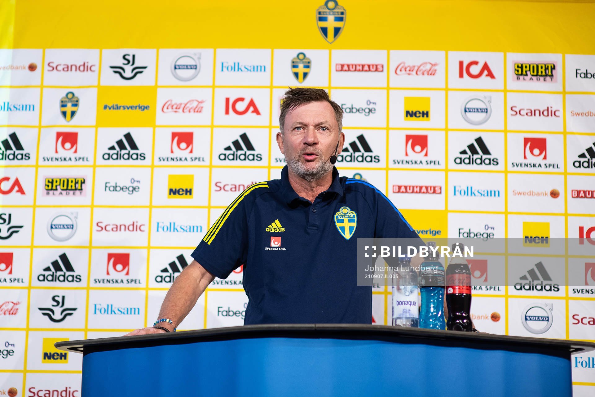 Peter Gerhardsson, head coach of the Swedish women's