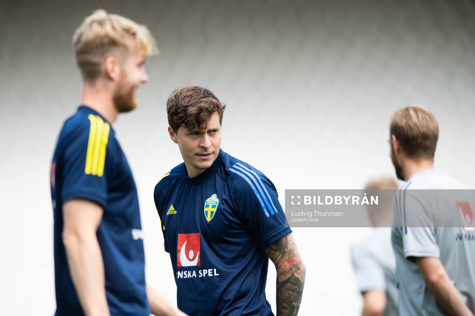 Victor Nilsson Lindelöf of the Swedish national football