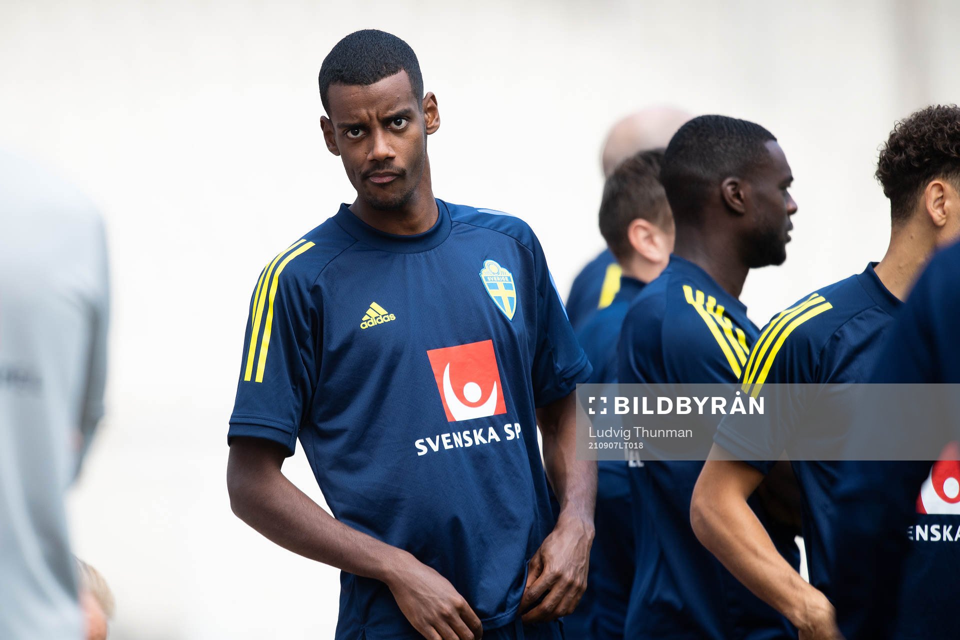 Alexander Isak of the Swedish national football team