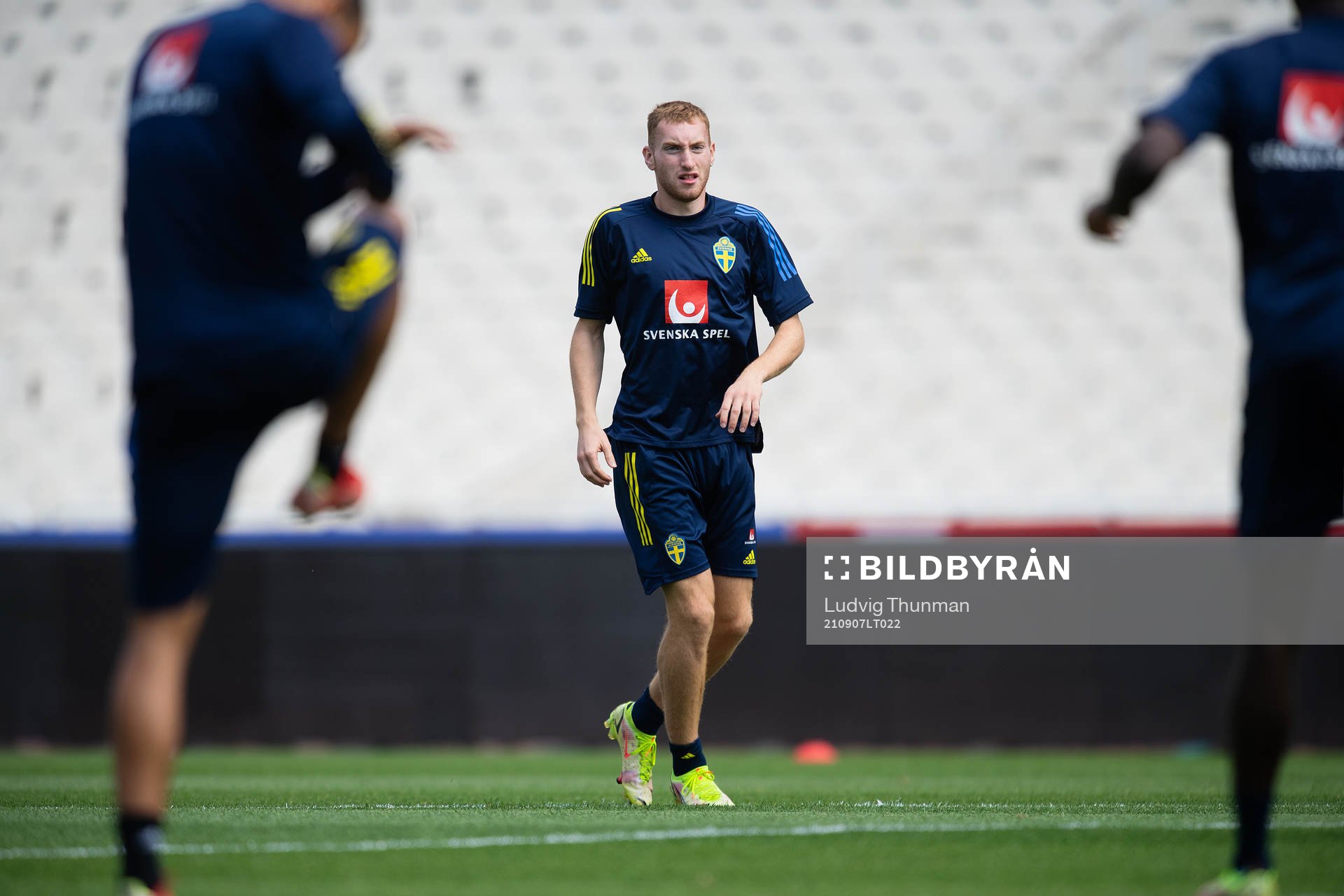Dejan Kulusevski of the Swedish national football team