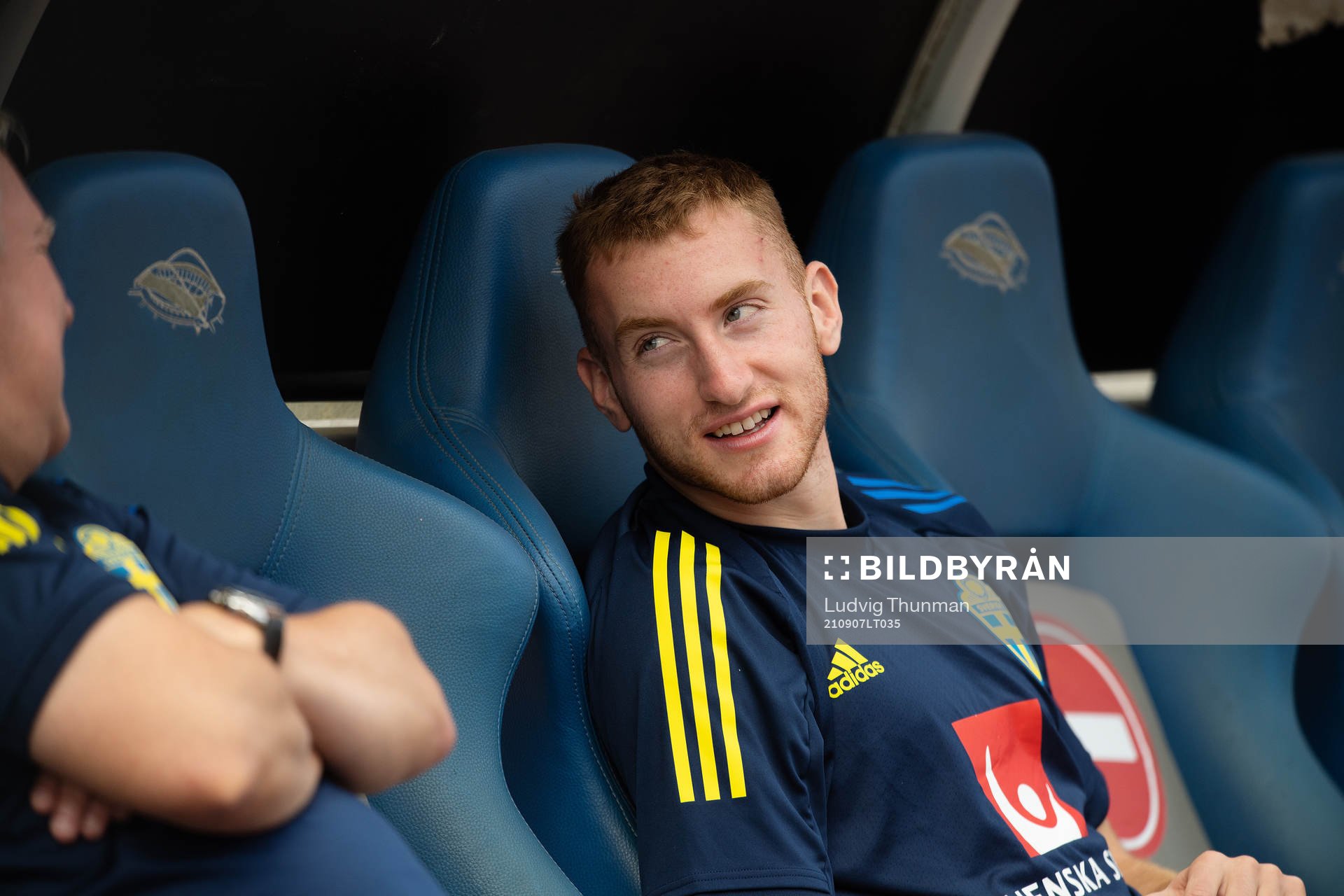 Dejan Kulusevski of the Swedish national football team