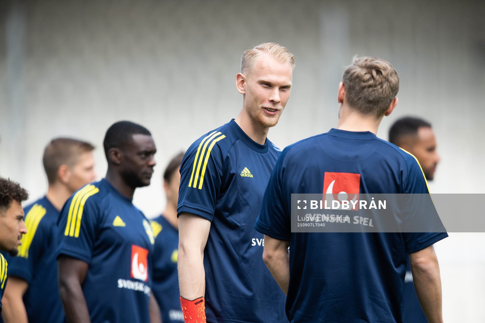 goalkeeper Pontus Dahlberg of the Swedish national football