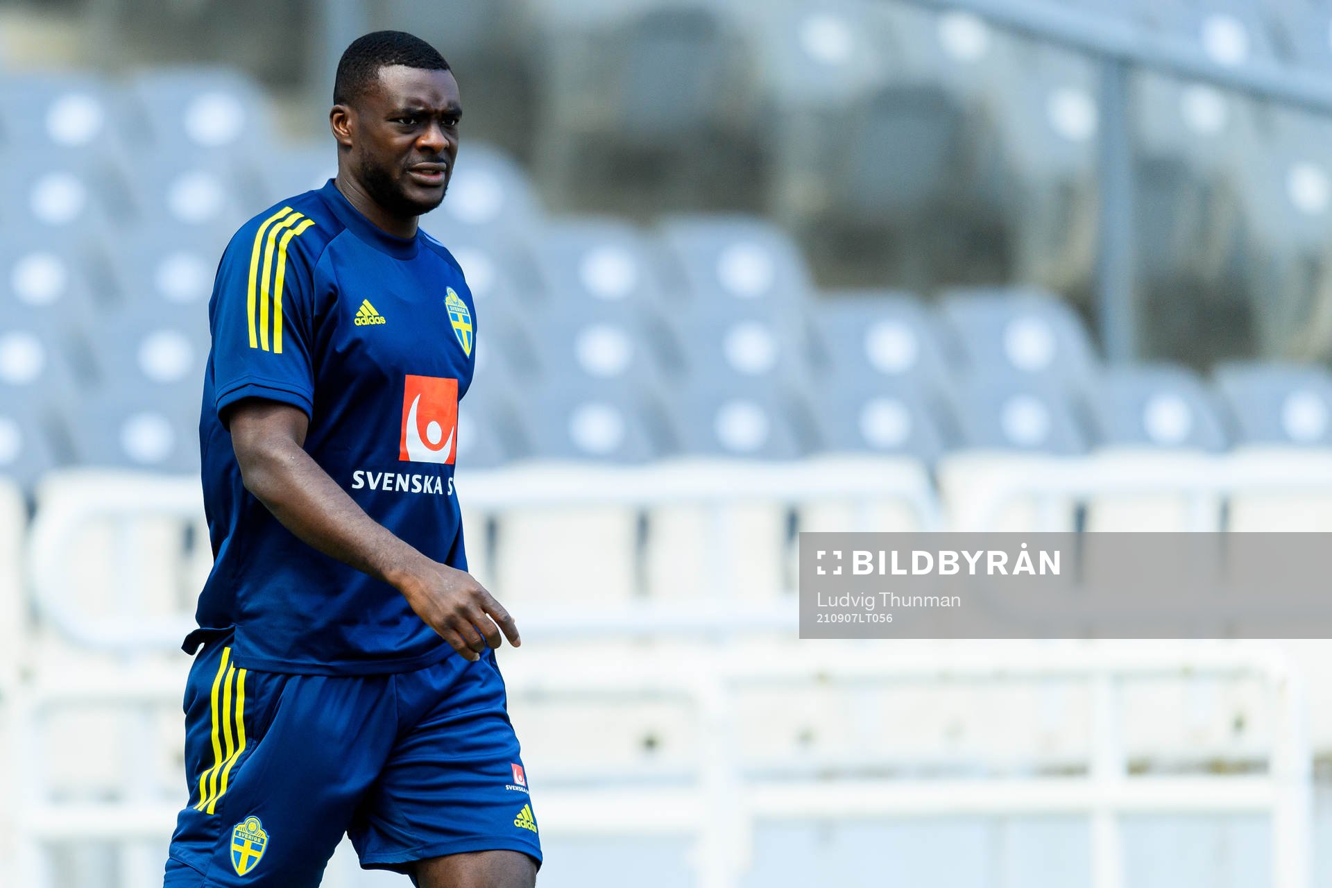 Ken Sema of the Swedish national football team