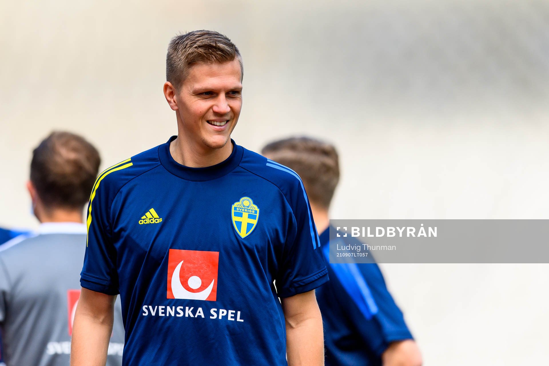 Joakim Nilsson of the Swedish national football team