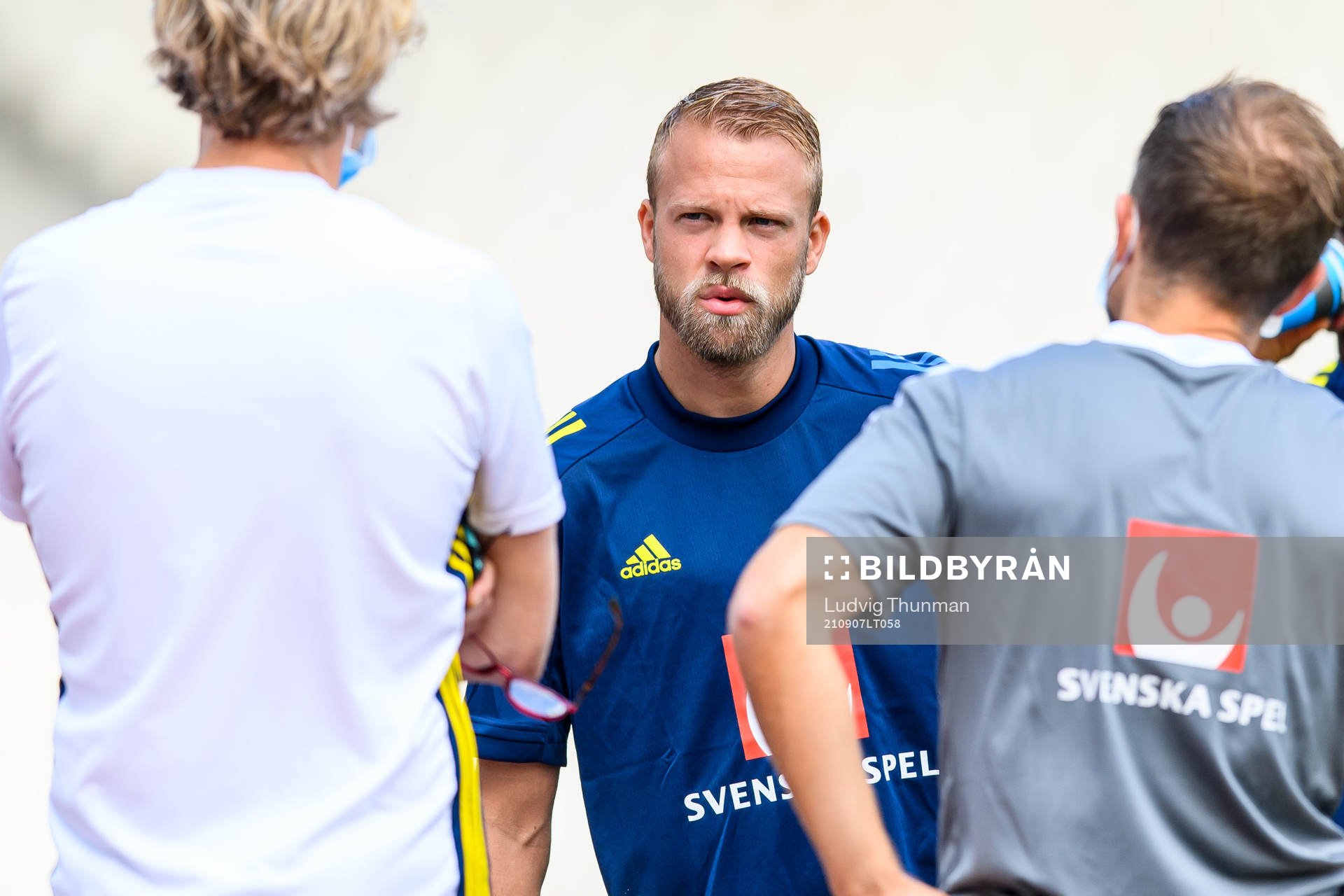 Daniel Sundgren of the Swedish national football team