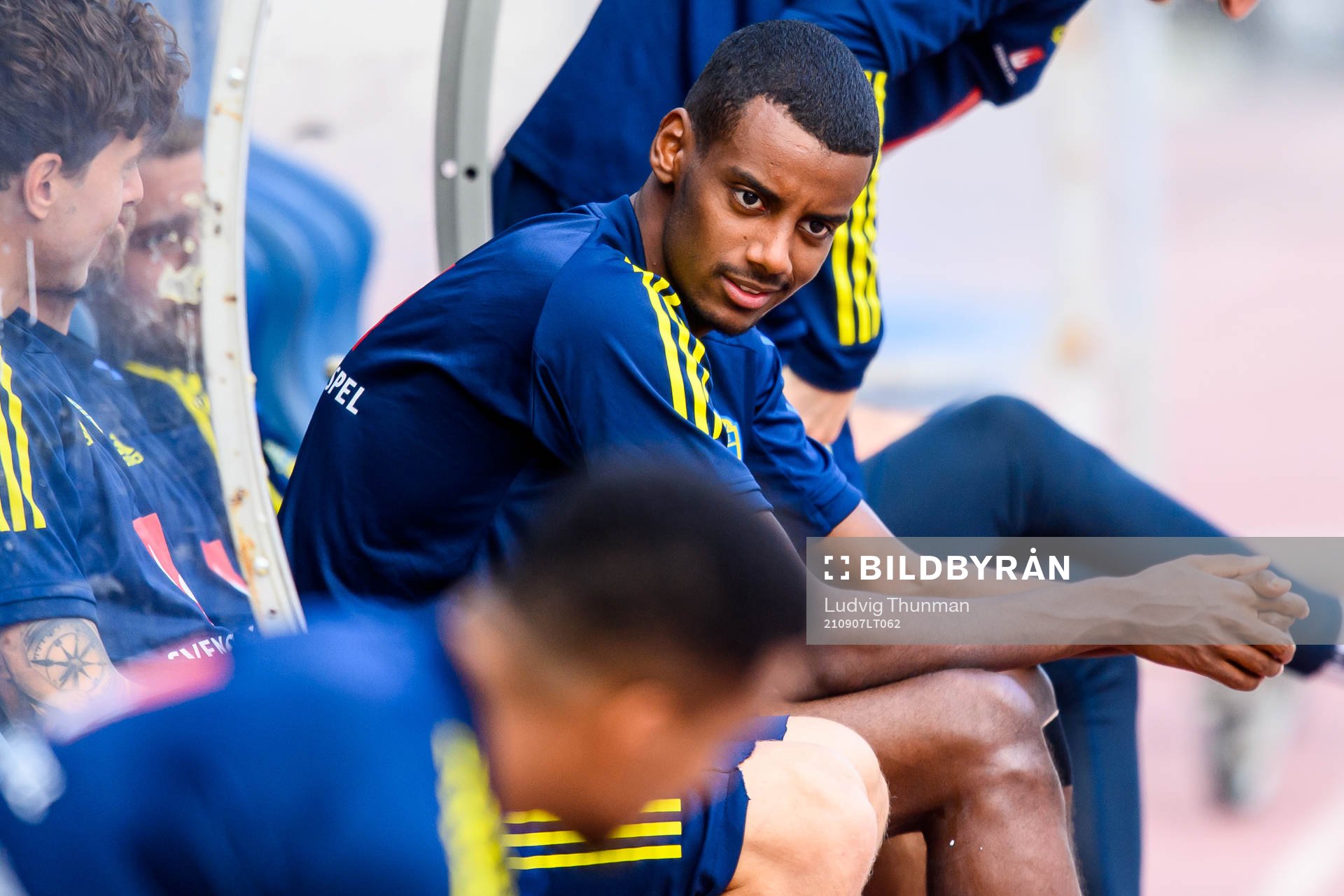 Alexander Isak of the Swedish national football team