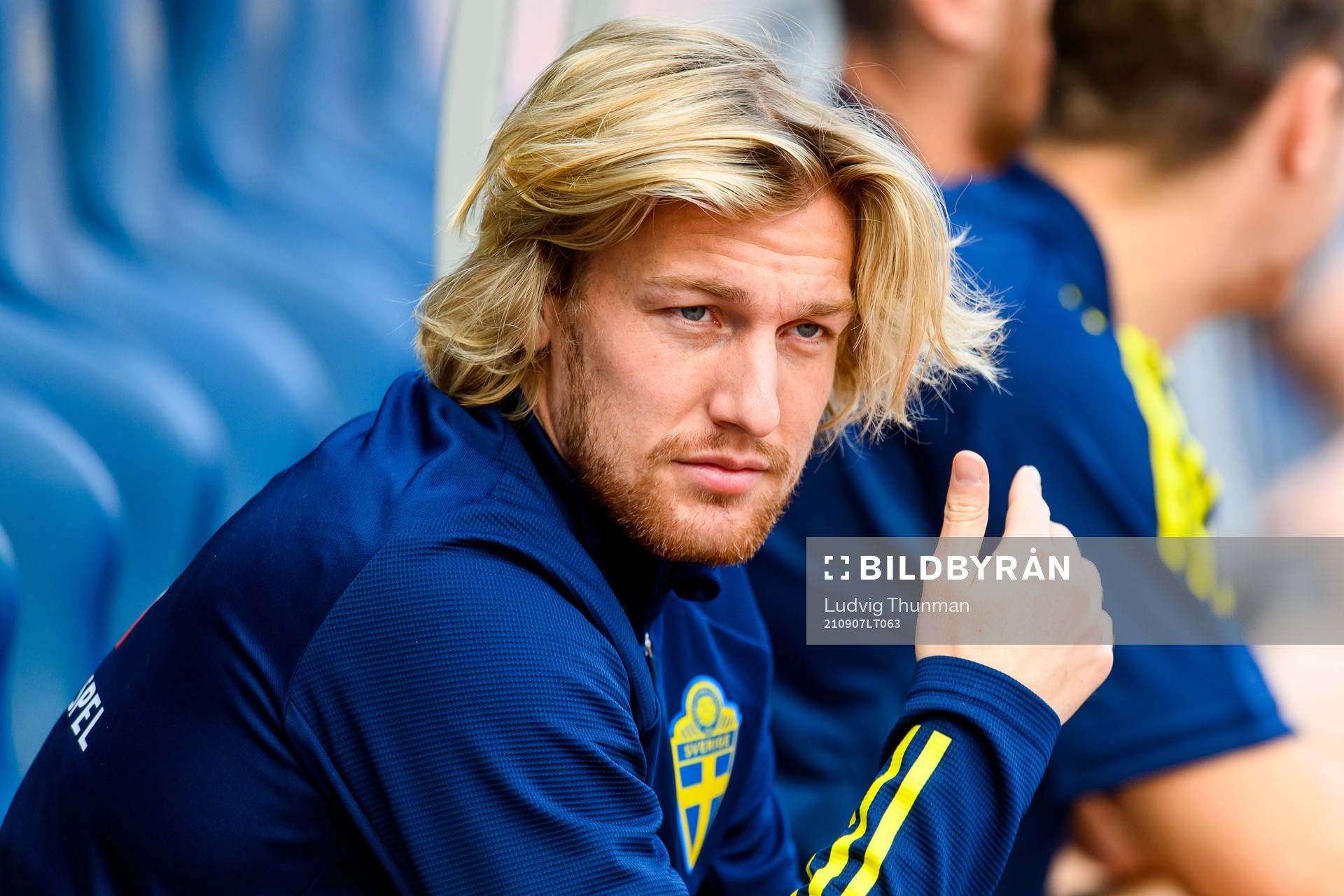 Emil Forsberg of the Swedish national football team