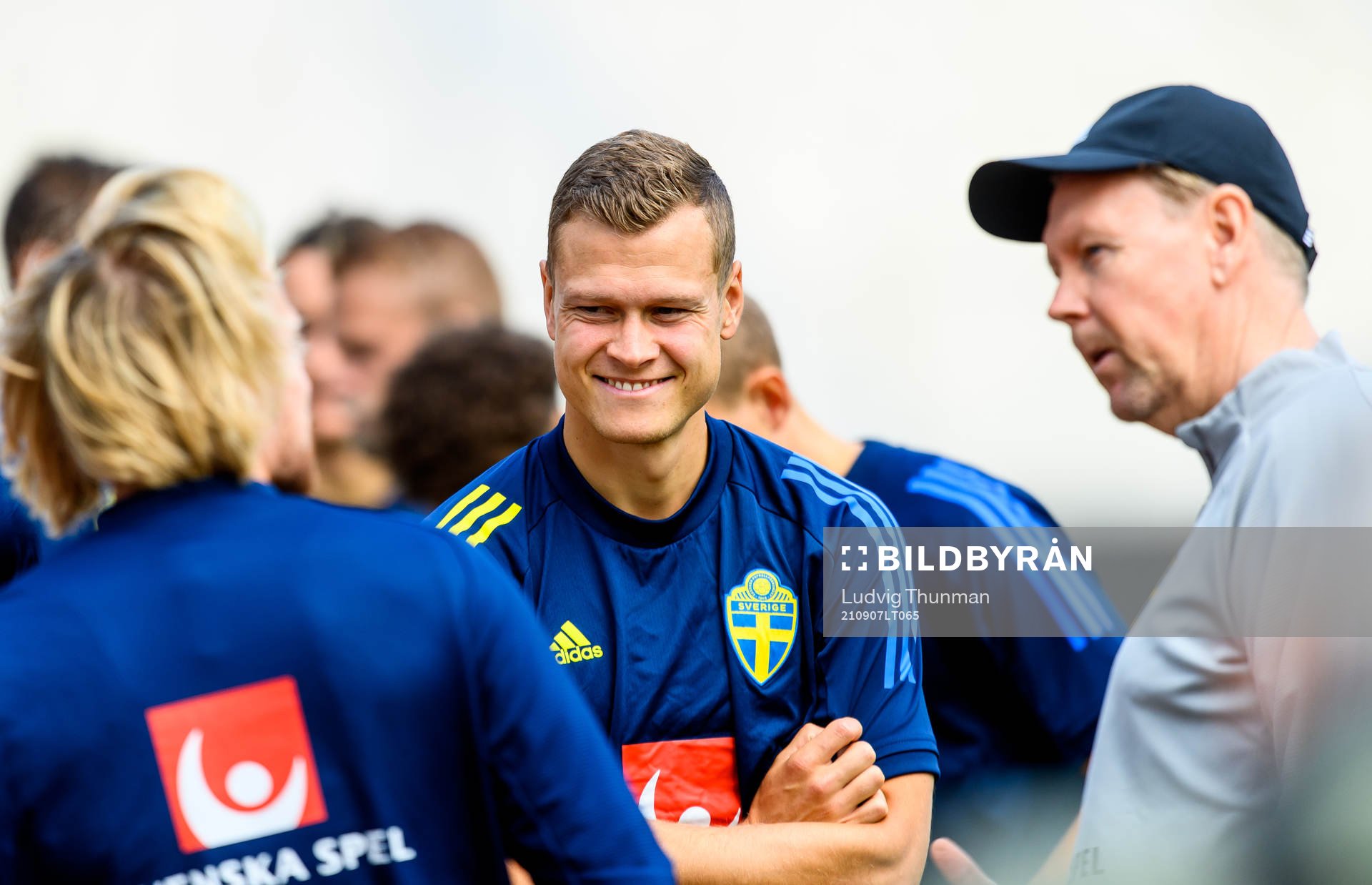 Viktor Claesson of the Swedish national football team
