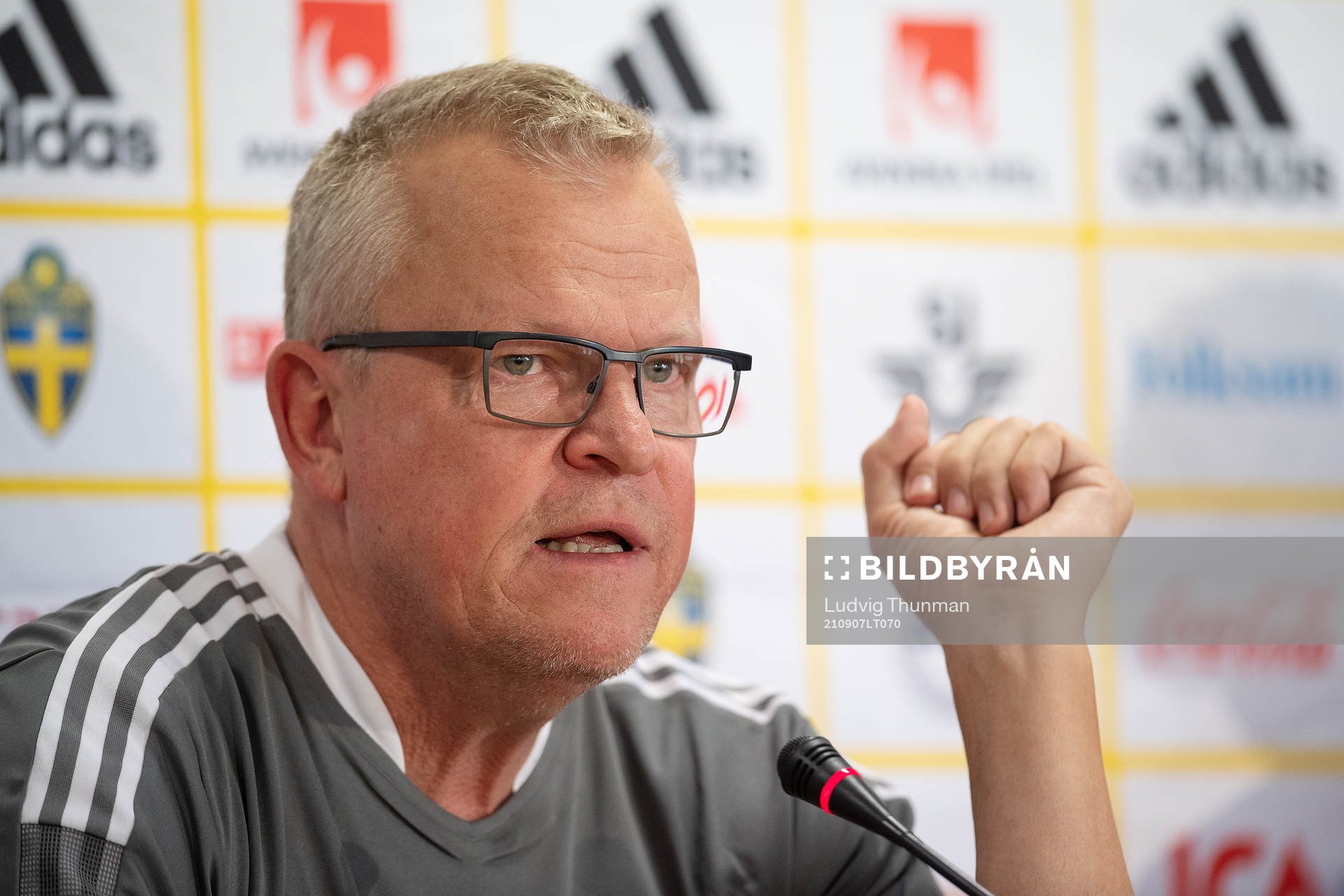 head coach Janne Andersson of the Swedish national football