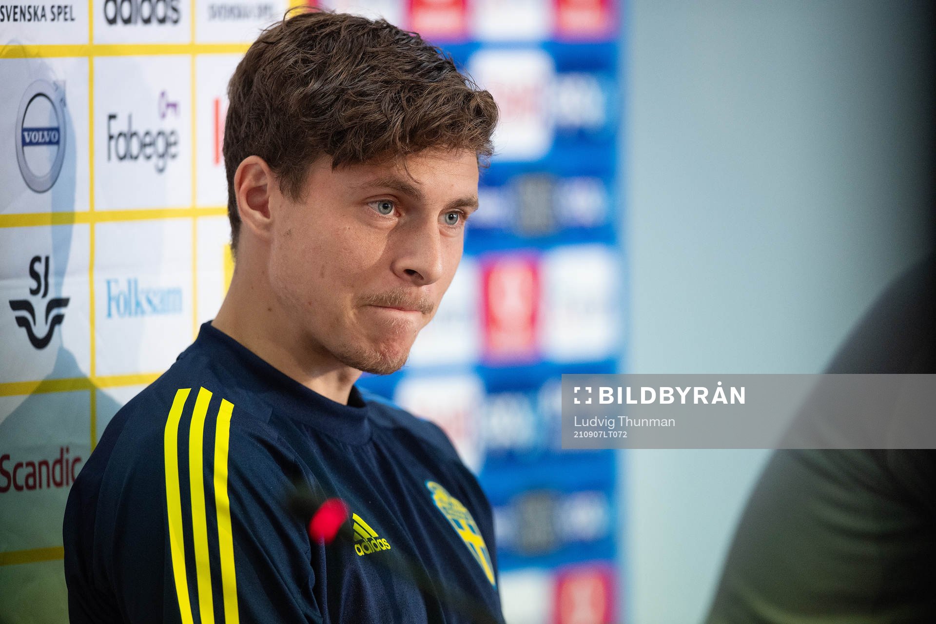 Victor Nilsson Lindelöf of the Swedish national football