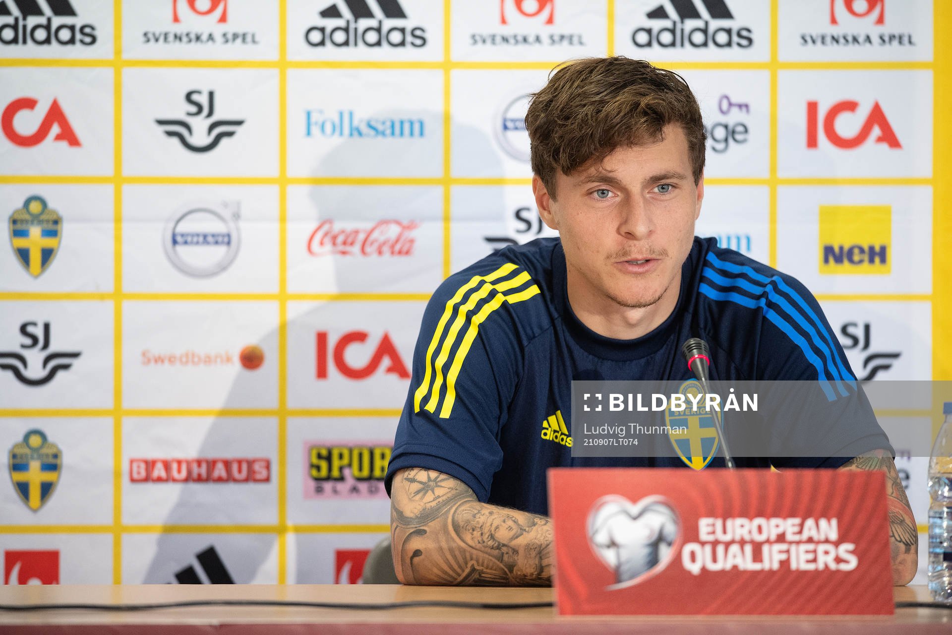 Victor Nilsson Lindelöf of the Swedish national football
