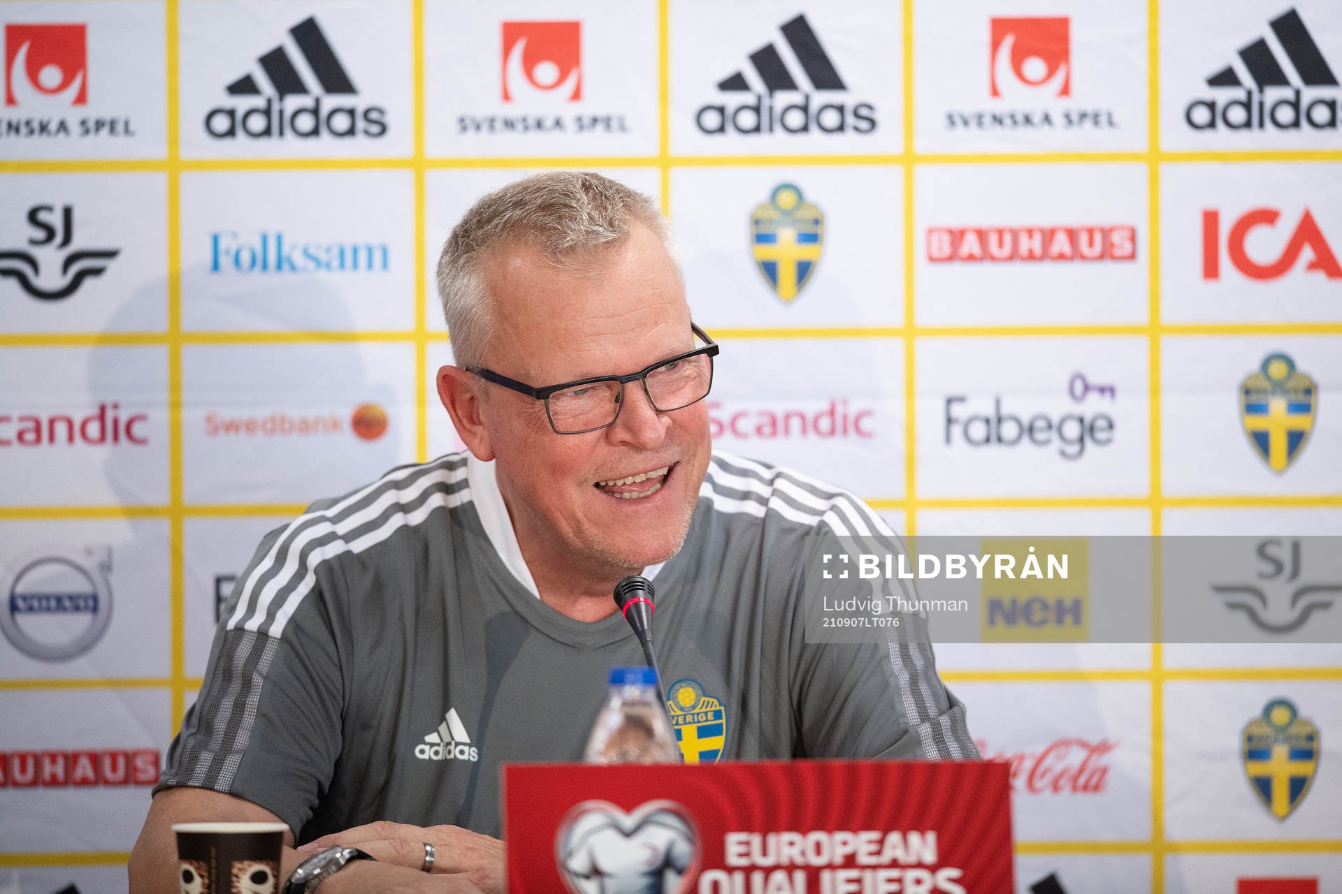 head coach Janne Andersson of the Swedish national football