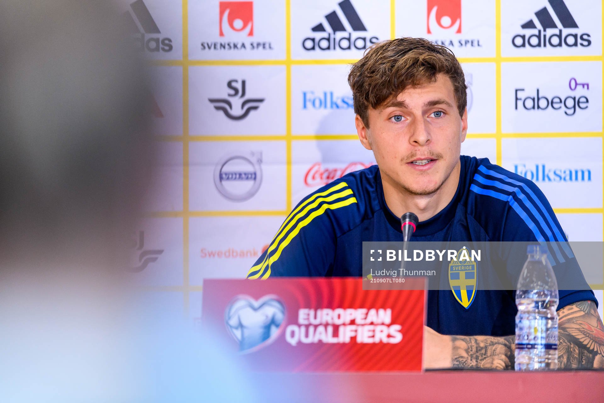 Victor Nilsson Lindelöf of the Swedish national football