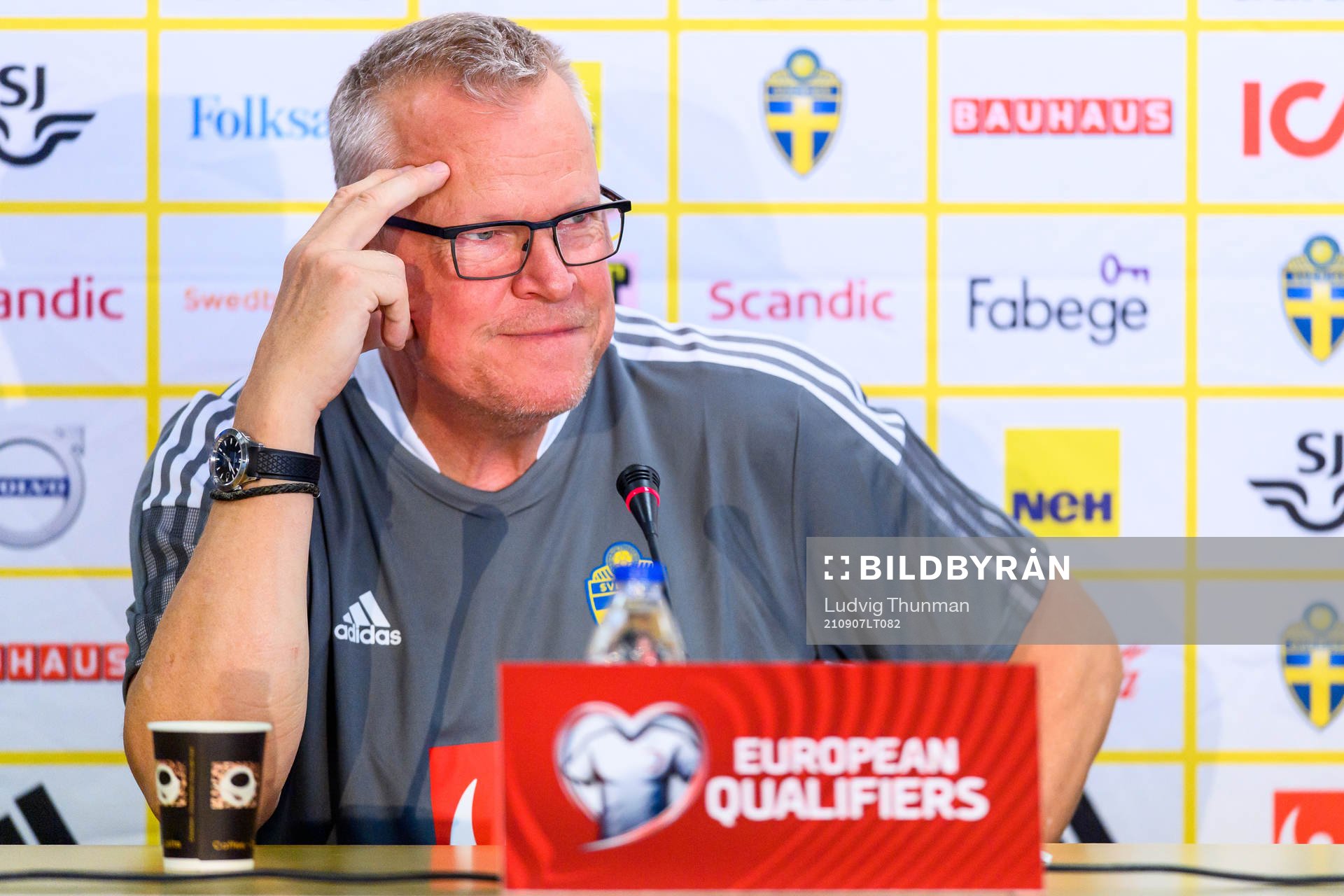 Head coach Janne Andersson of the Swedish national football