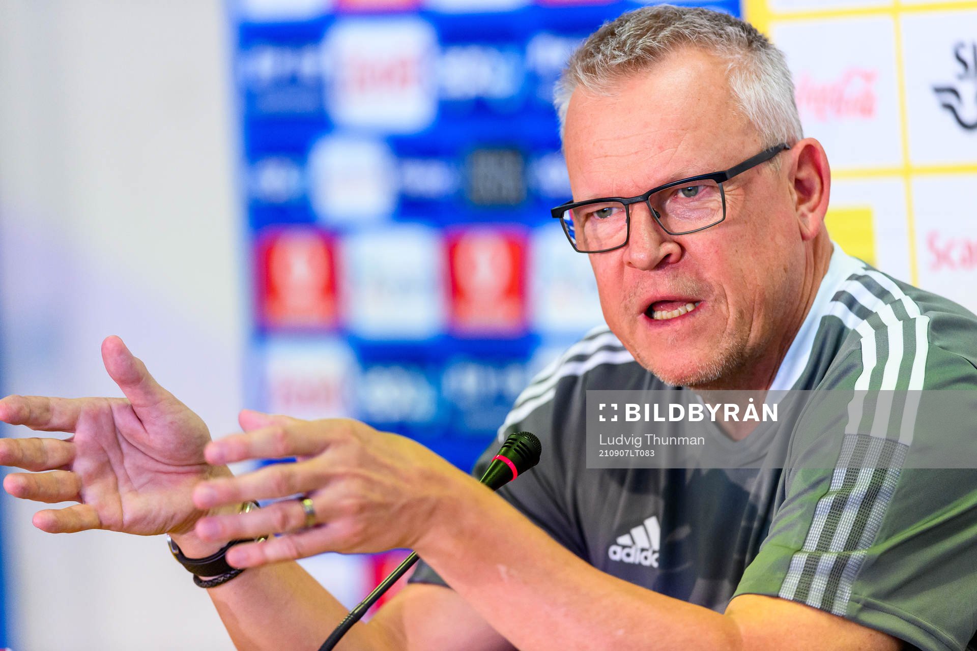 Head coach Janne Andersson of the Swedish national football