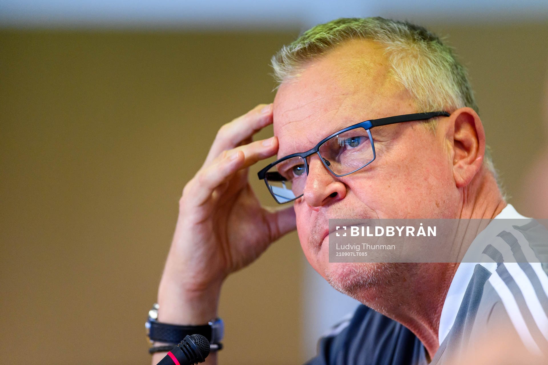 Head coach Janne Andersson of the Swedish national football