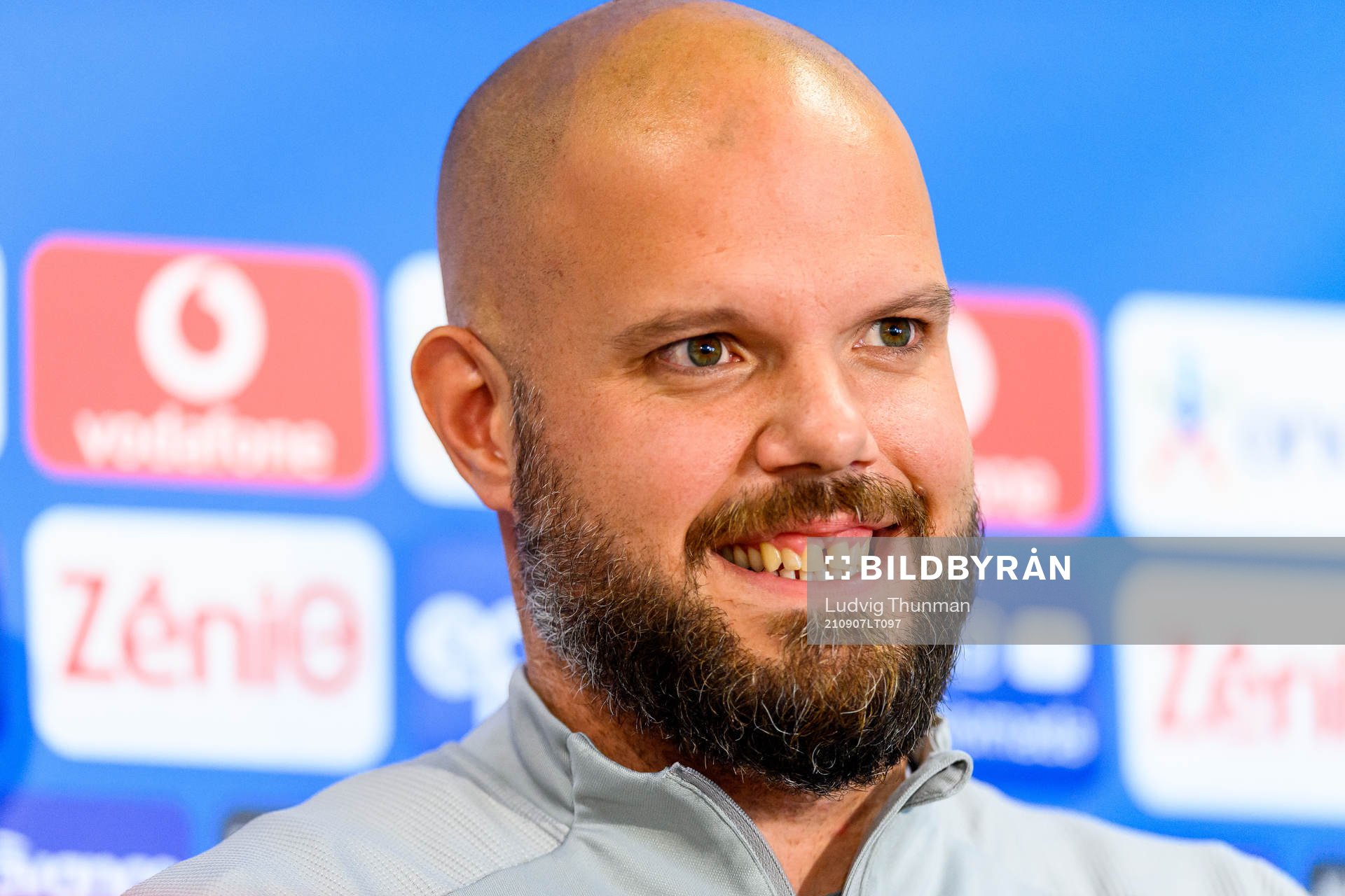 Press officer Jakob Kakembo Andersson of the Swedish