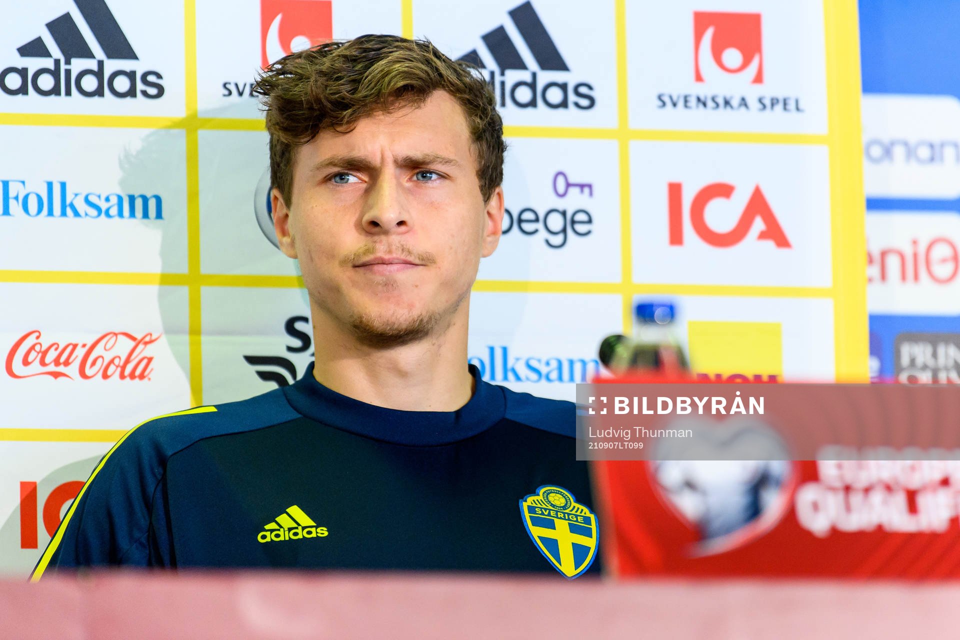 Victor Nilsson Lindelöf of the Swedish national football