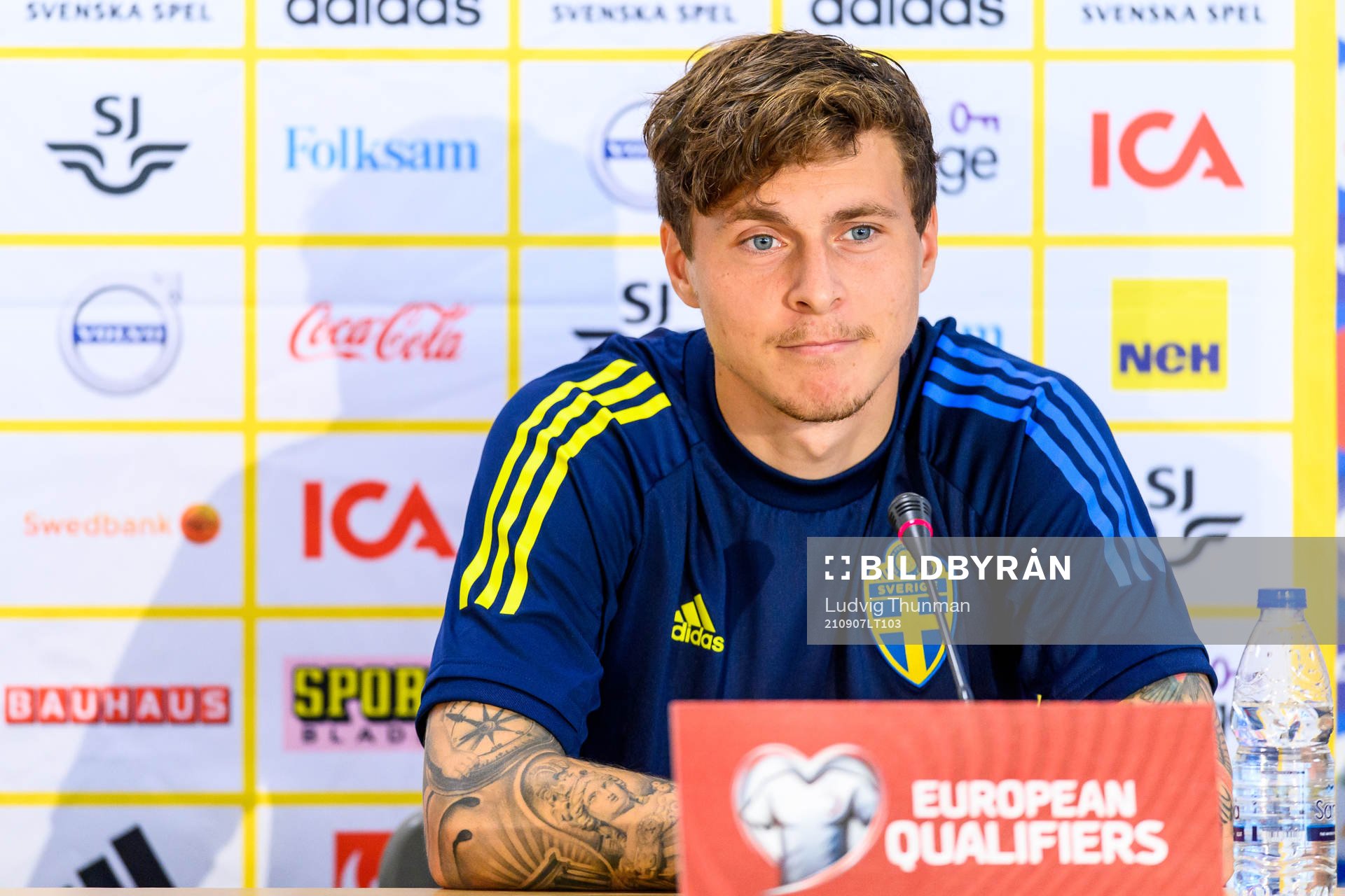 Victor Nilsson Lindelöf of the Swedish national football