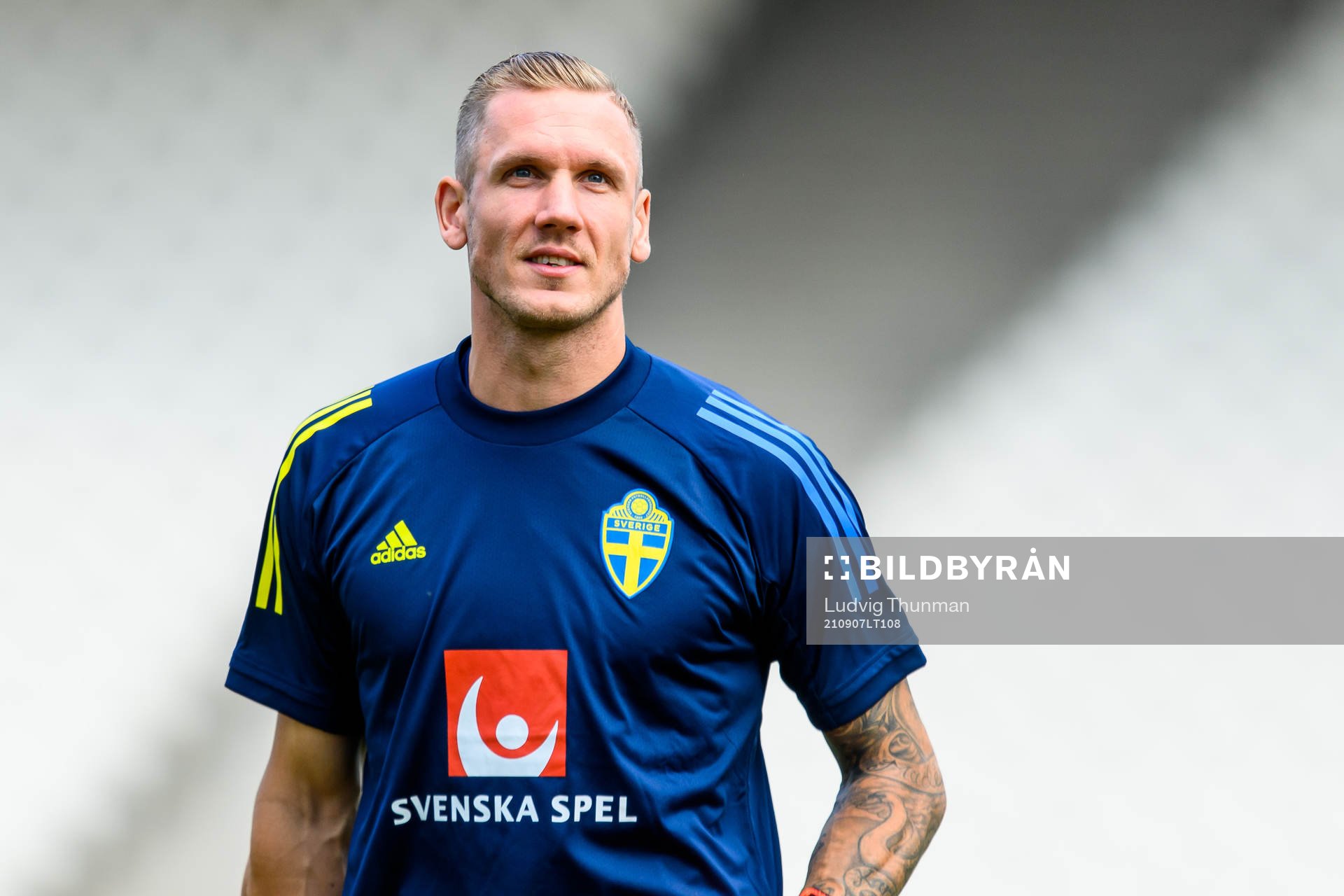 Goalkeeper Robin Olsen of the Swedish national football team