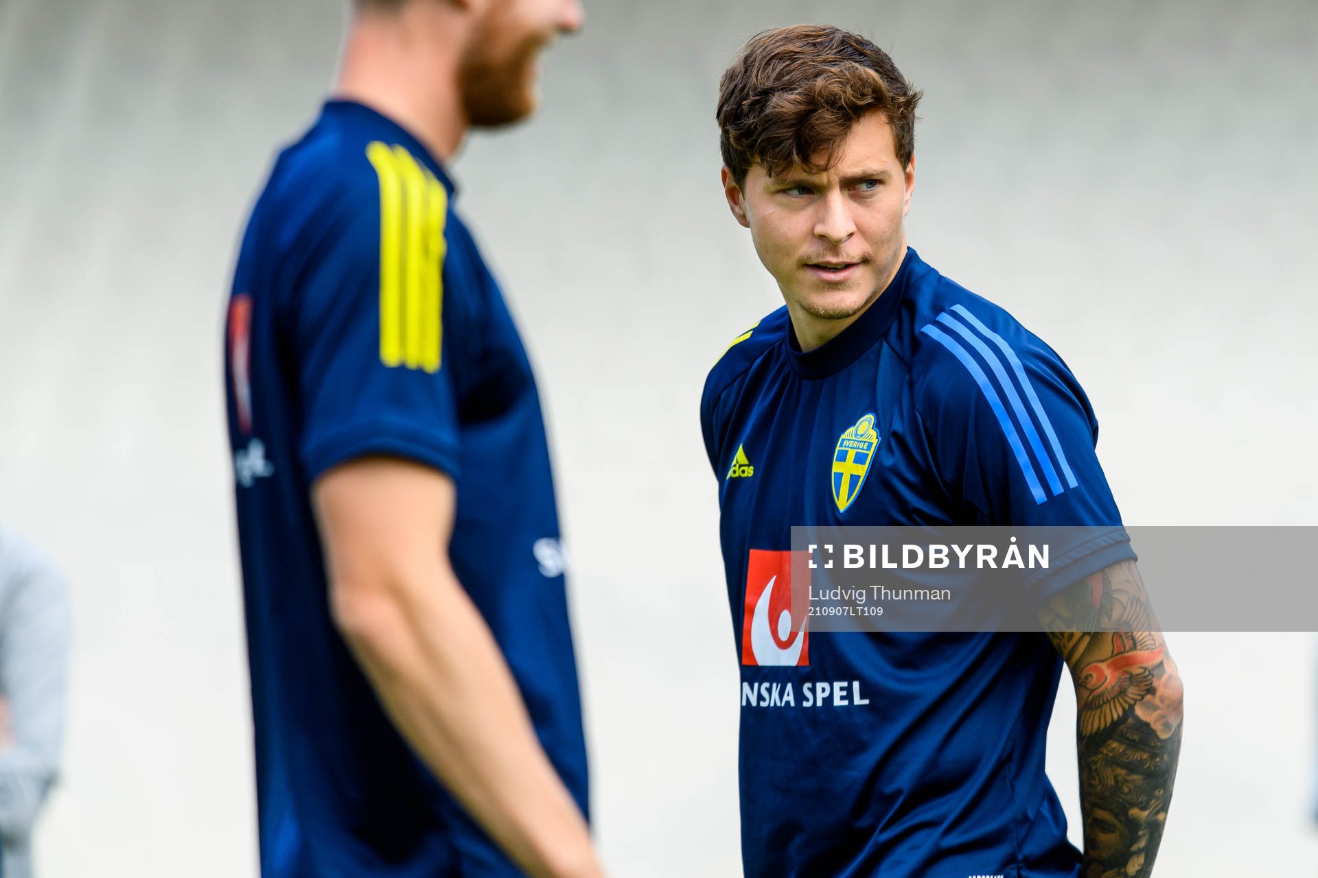 Victor Nilsson Lindelöf of the Swedish national football