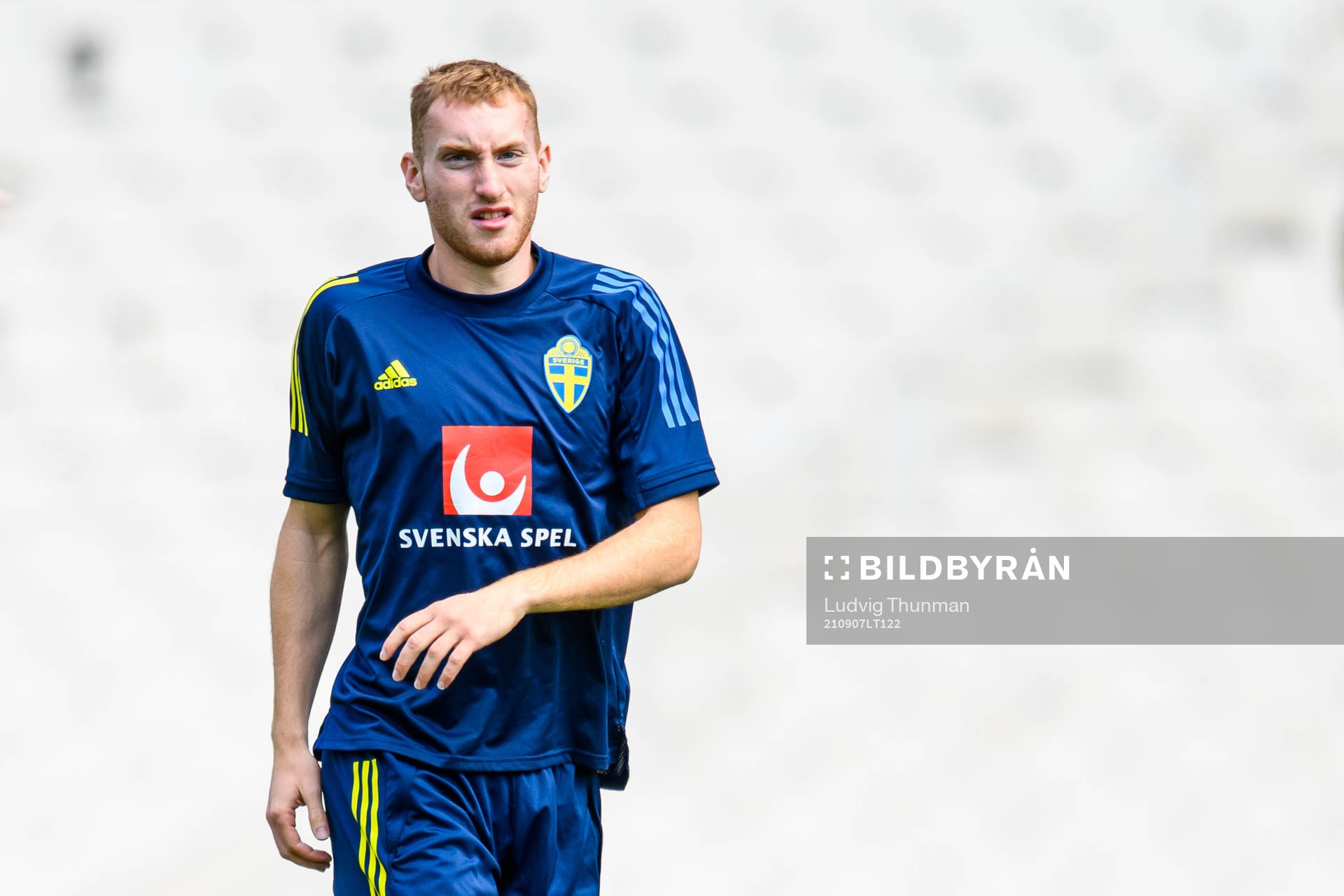Dejan Kulusevski of the Swedish national football team