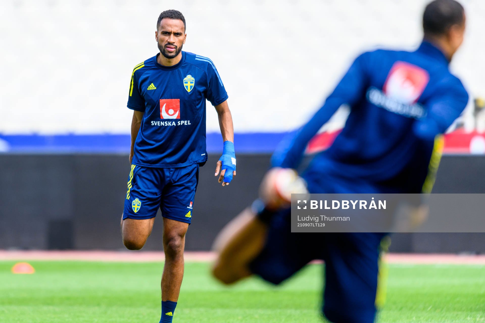 Isaac Kiese-Thelin of the Swedish national football team