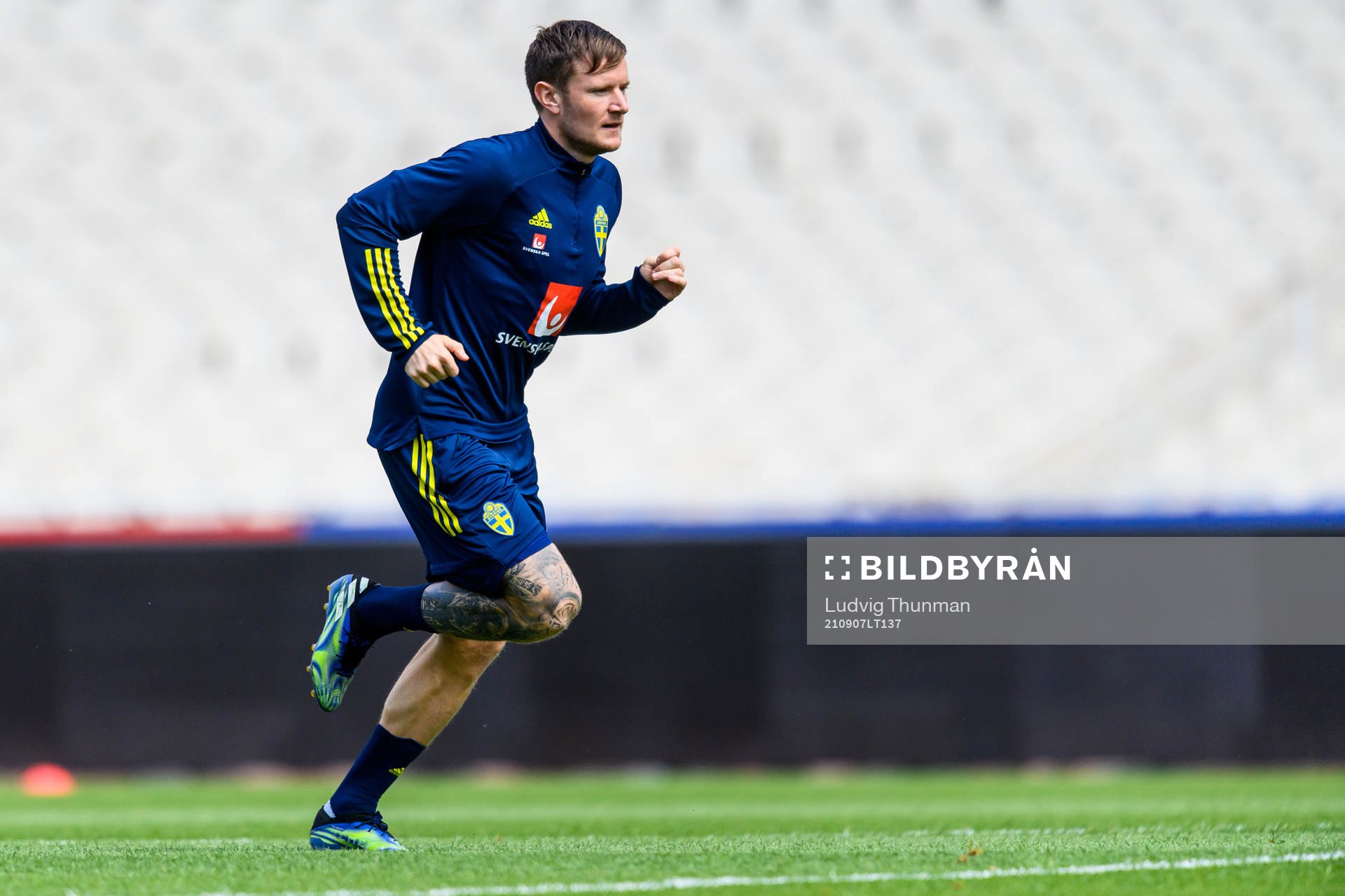 Mattias Johansson of the Swedish national football team