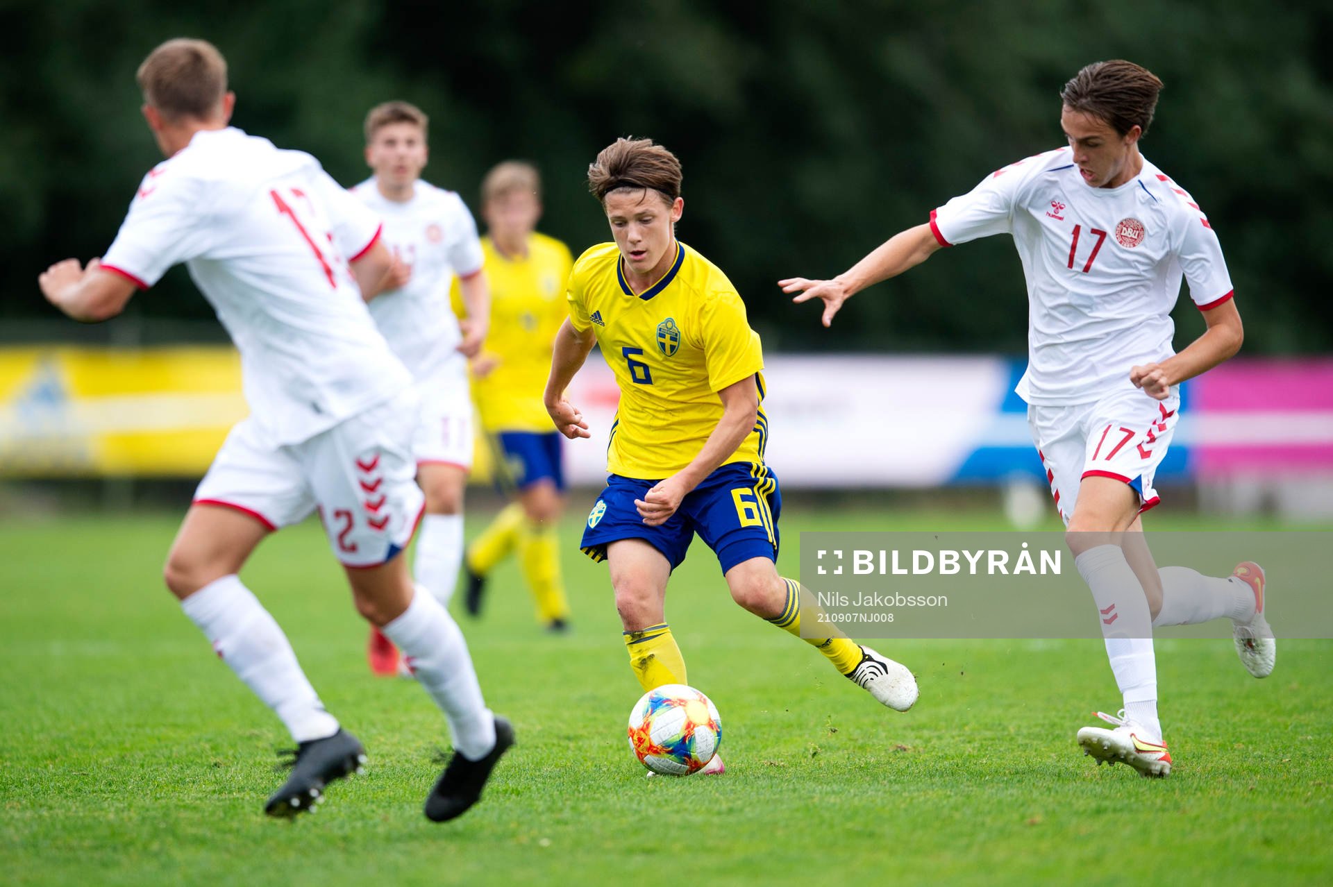 Sveriges Melwin Berg och Danmarks William Clem