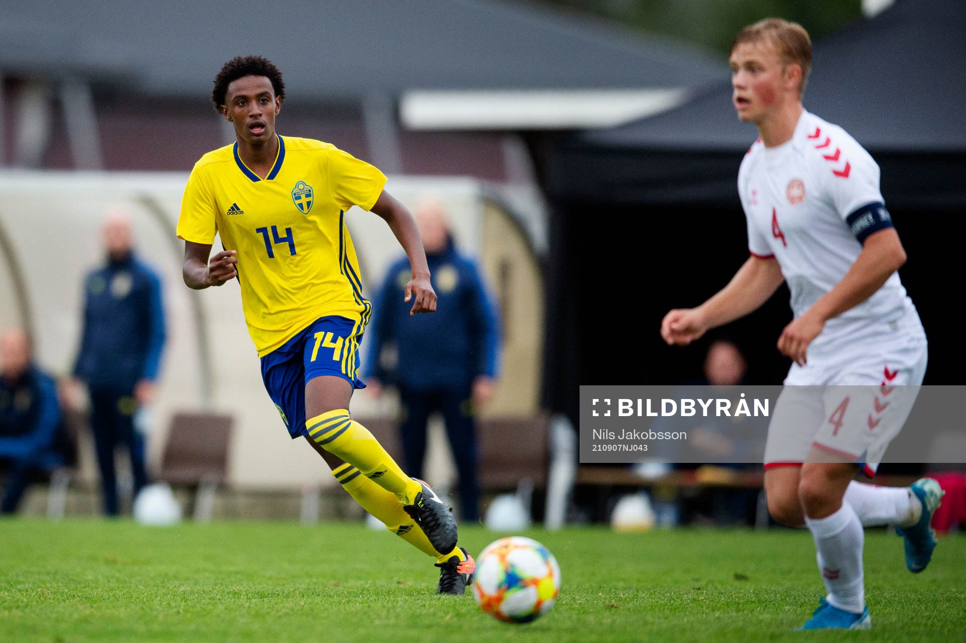 Sveriges Amar Abdirahman Ahmed och Danmarks Pontus Texel