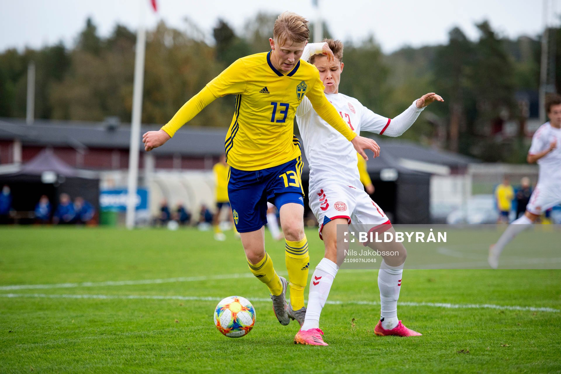 Sveriges Elias Nordström och Danmarks Mads Enggård