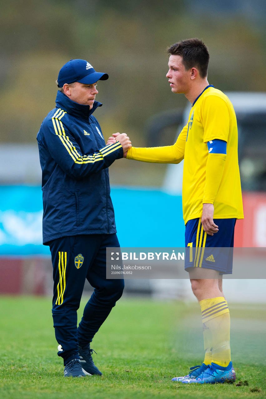 Sveriges förbundskapten Viktor Eriksson