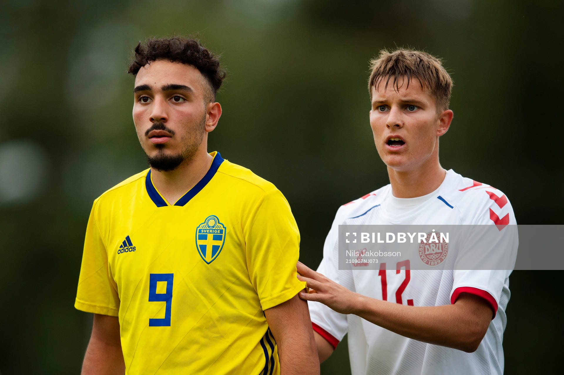 Sveriges Alexandros Garcia Tsotidis och Danmarks Kristian