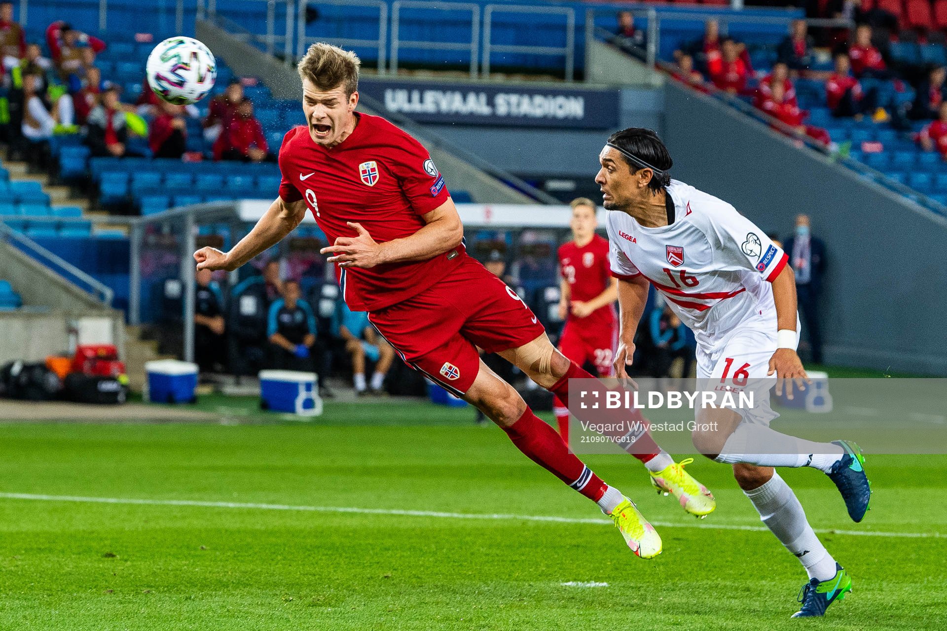 Alexander Sørloth of Norway