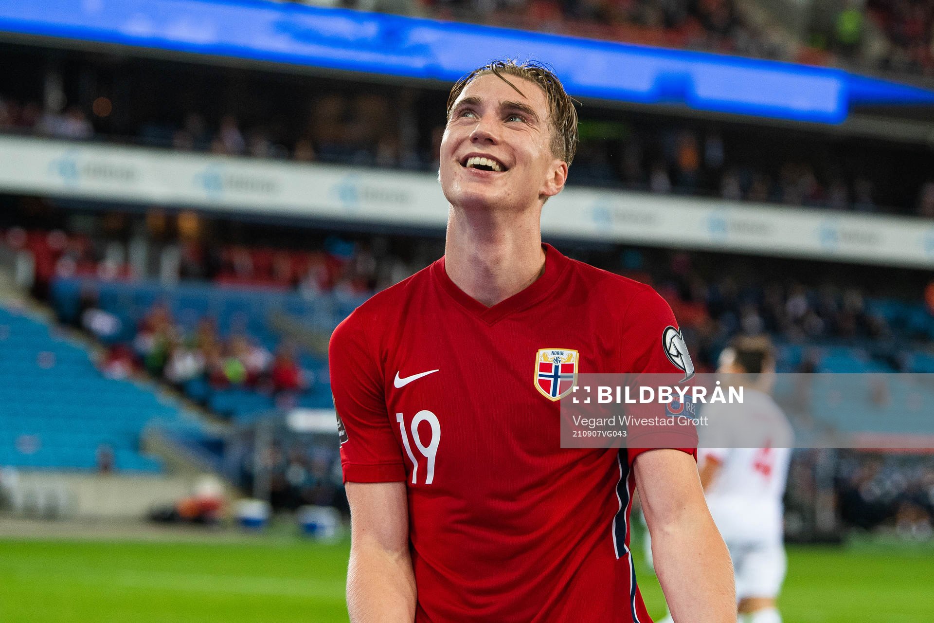 Kristian Thorstvedt of Norway reacts