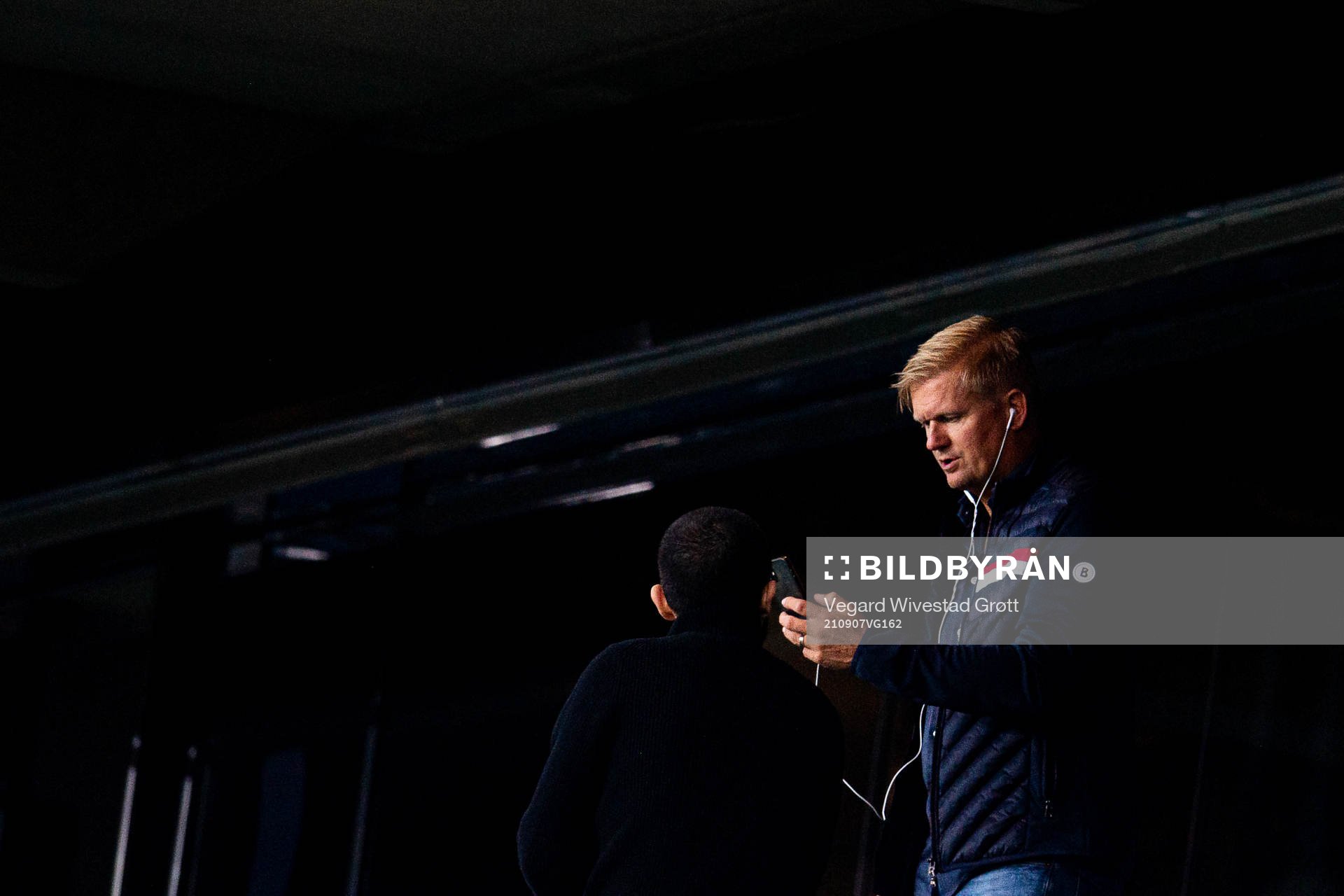 Alfie Haaland in the stands