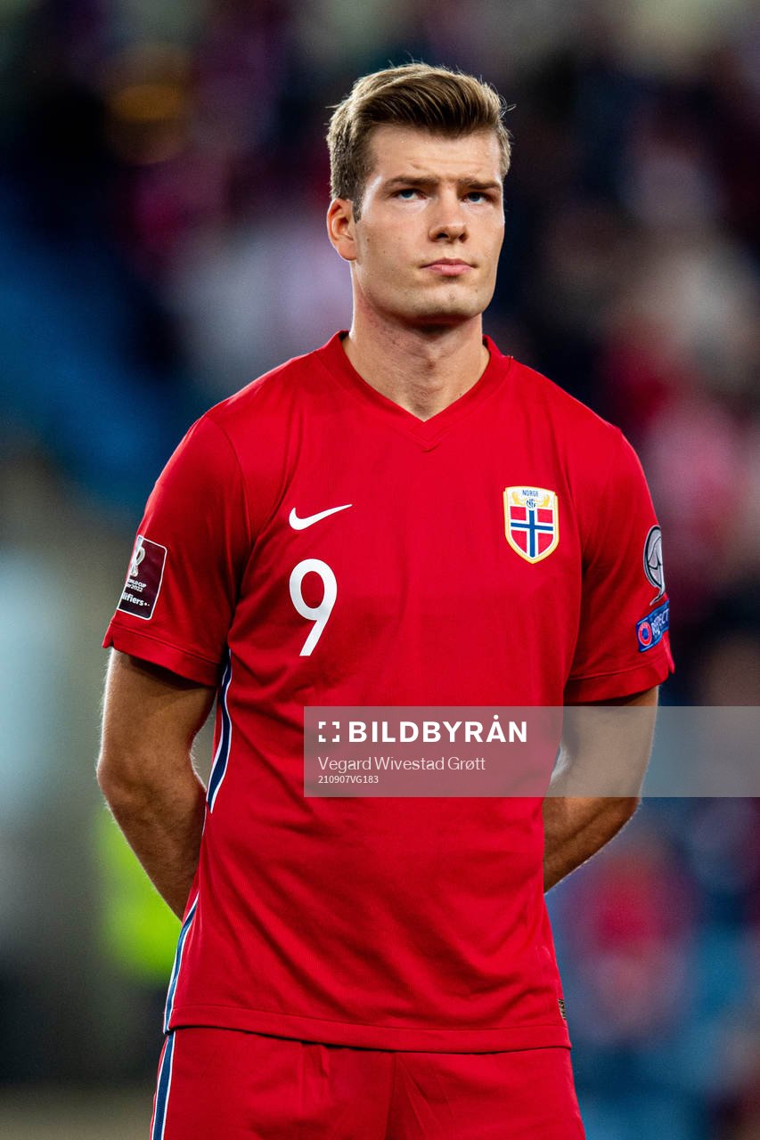 Alexander Sørloth of Norway