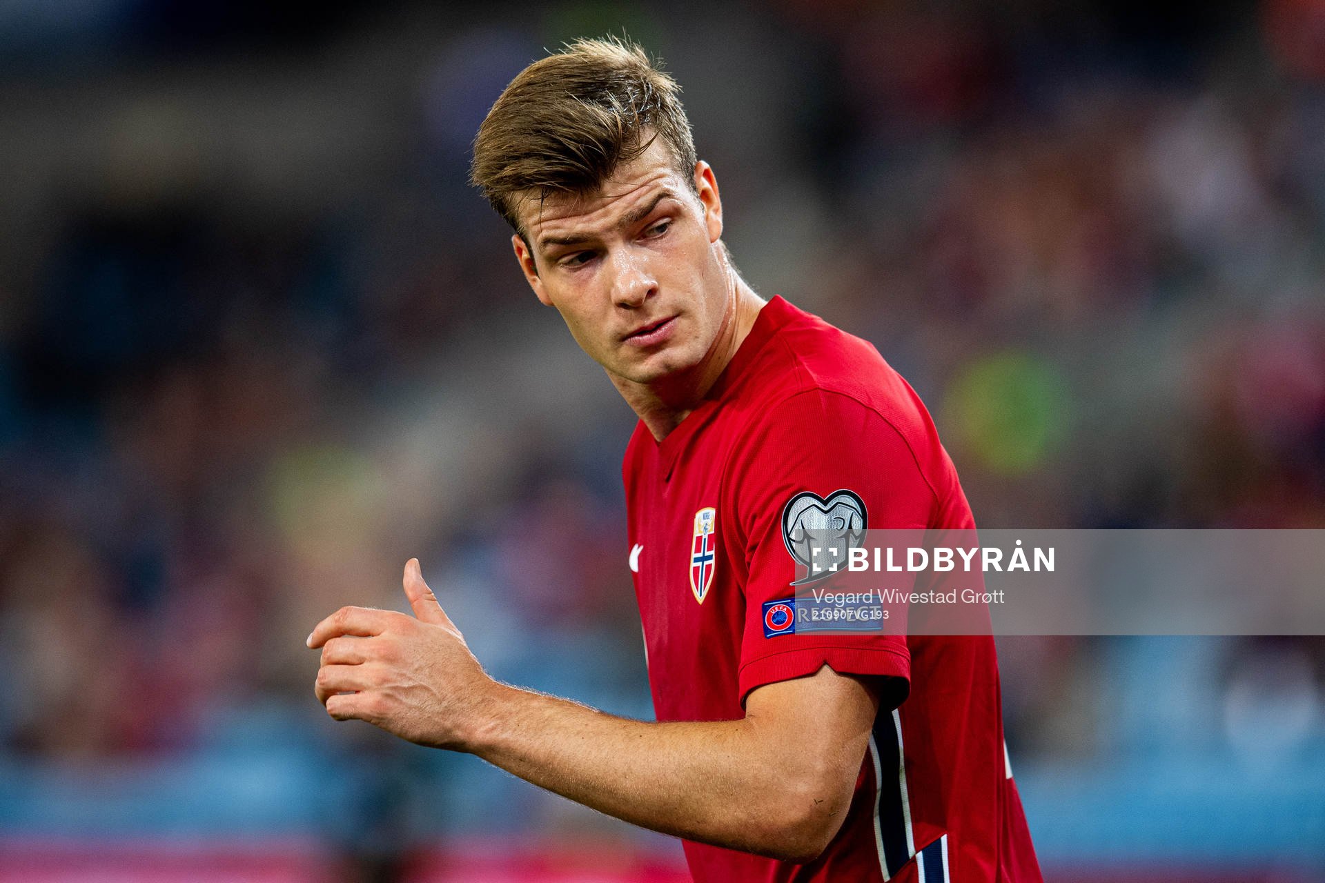 Alexander Sørloth of Norway