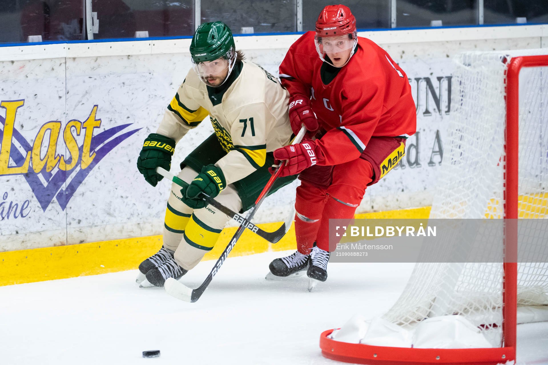 Björklövens Gustav Possler och Modos Kevin Arvidsson
