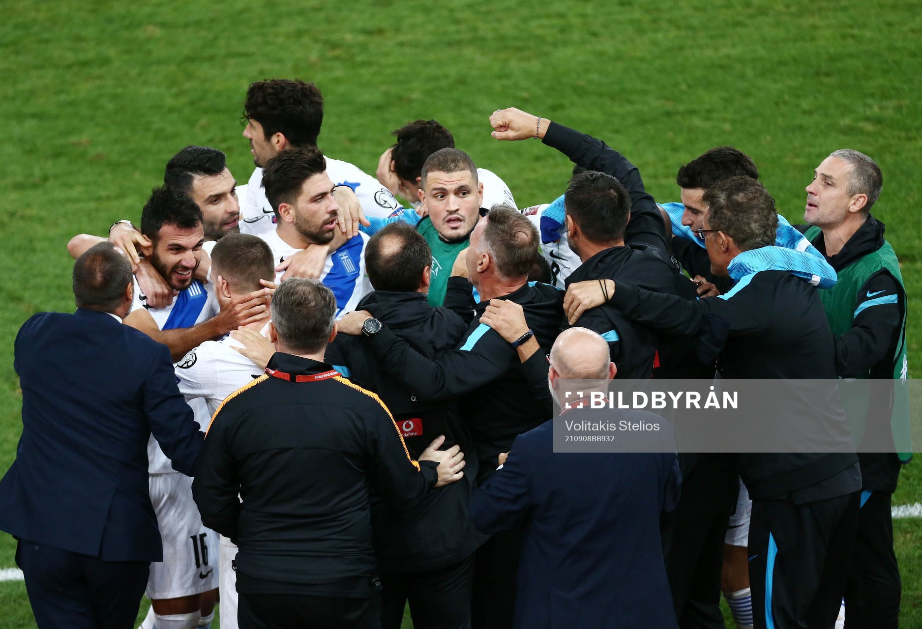 Players of Greece celebrate