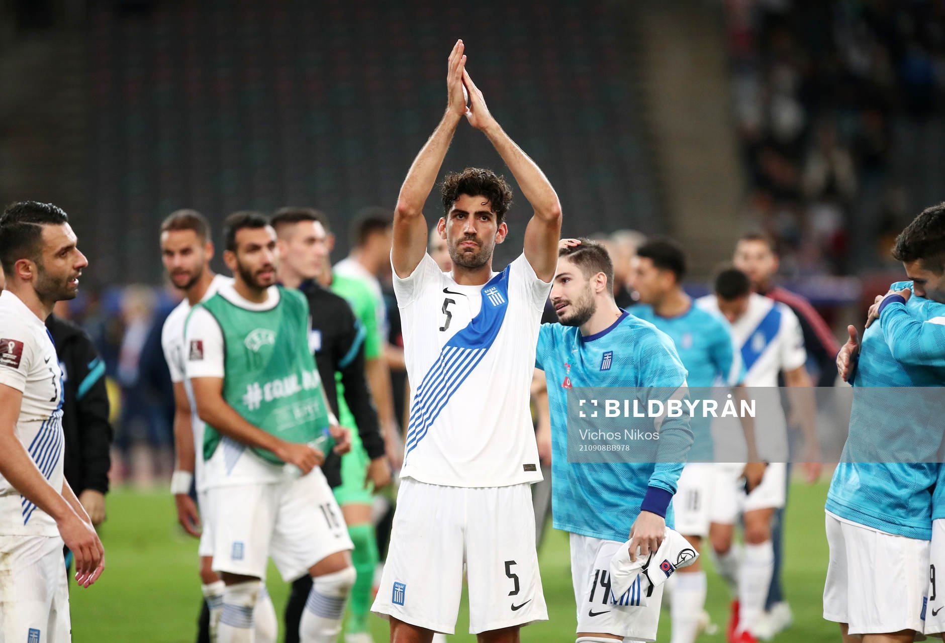Andreas Bouchalakis of Greece celebrate