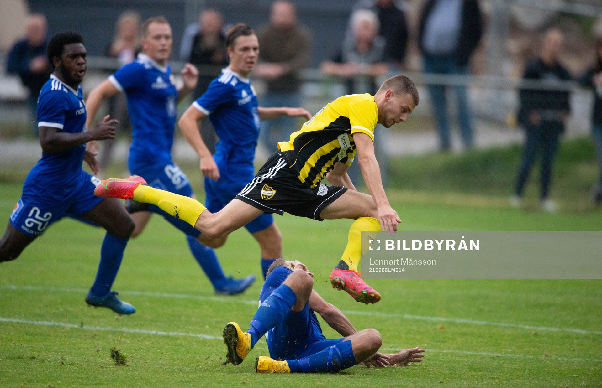 IFK Hässleholms Ivan Danielsson Andanovski i matchen i