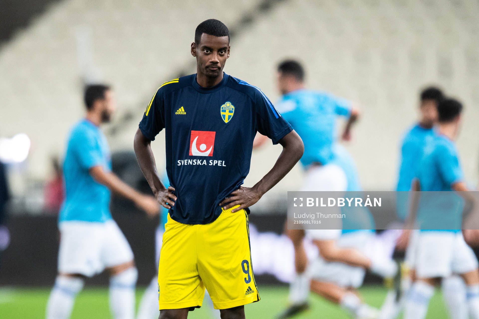 Alexander Isak of Sweden