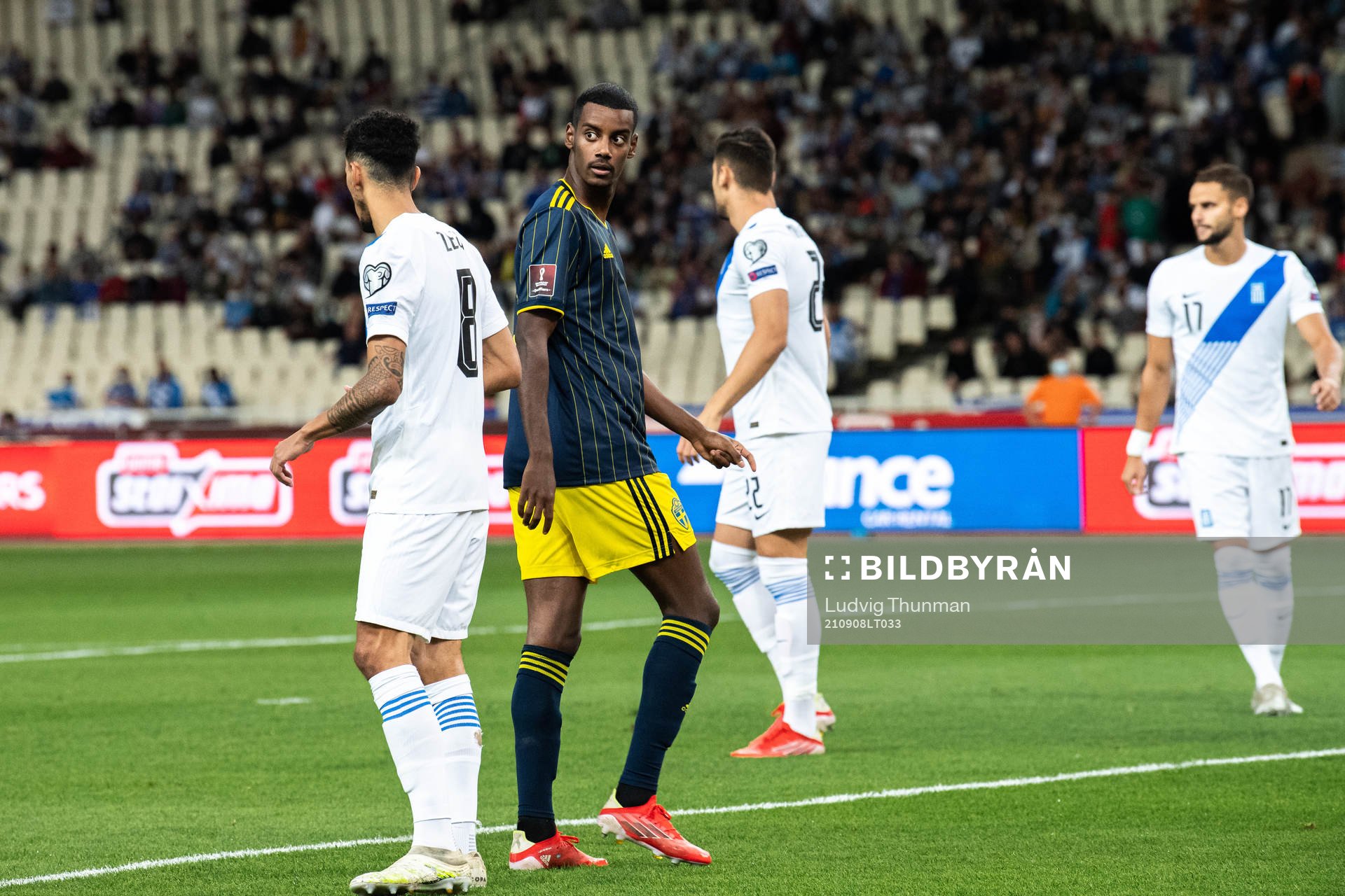 Alexander Isak of Sweden