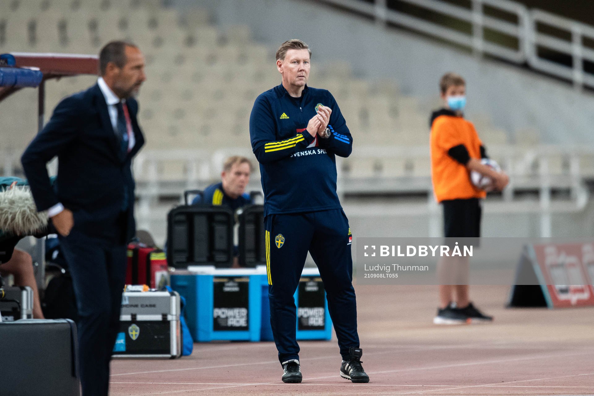 Assistant coach Peter Wettergren of Sweden
