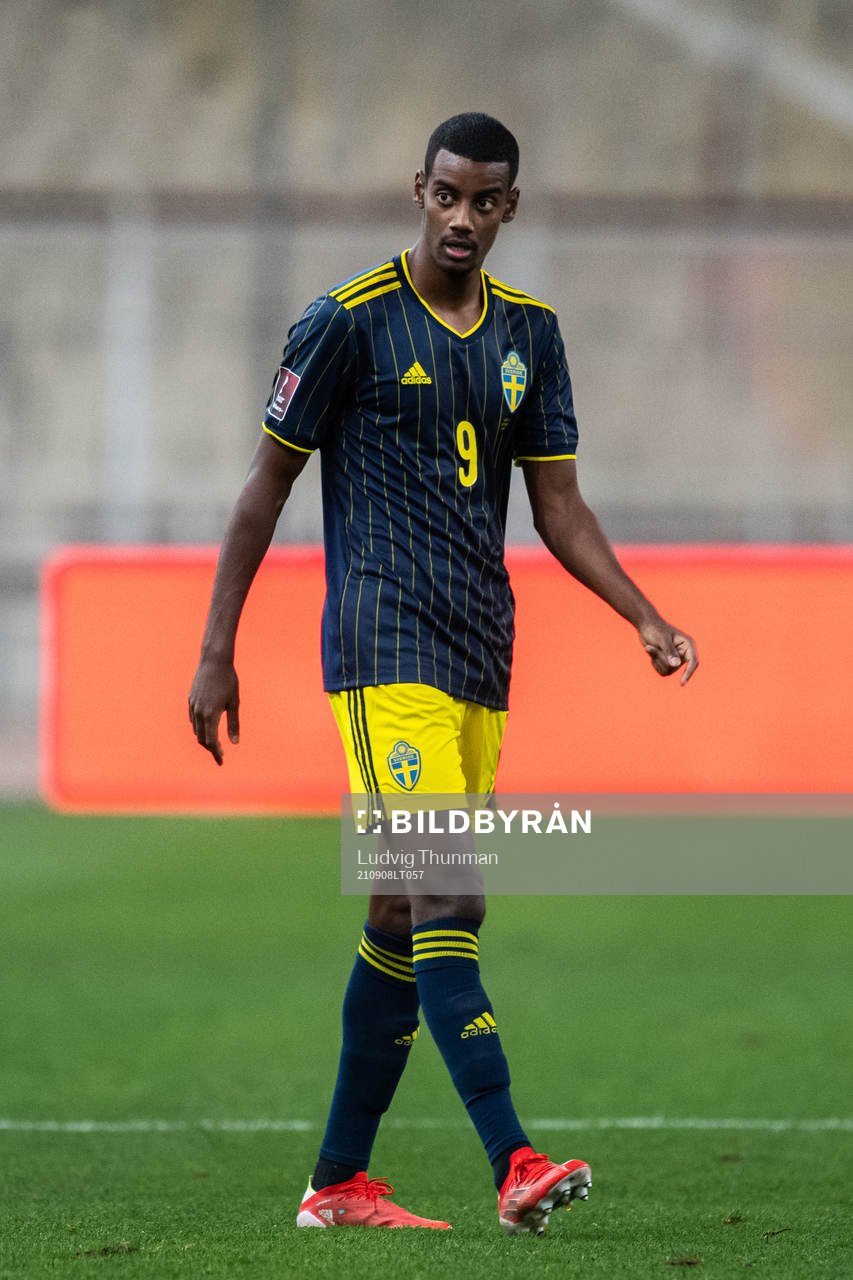 Alexander Isak of Sweden