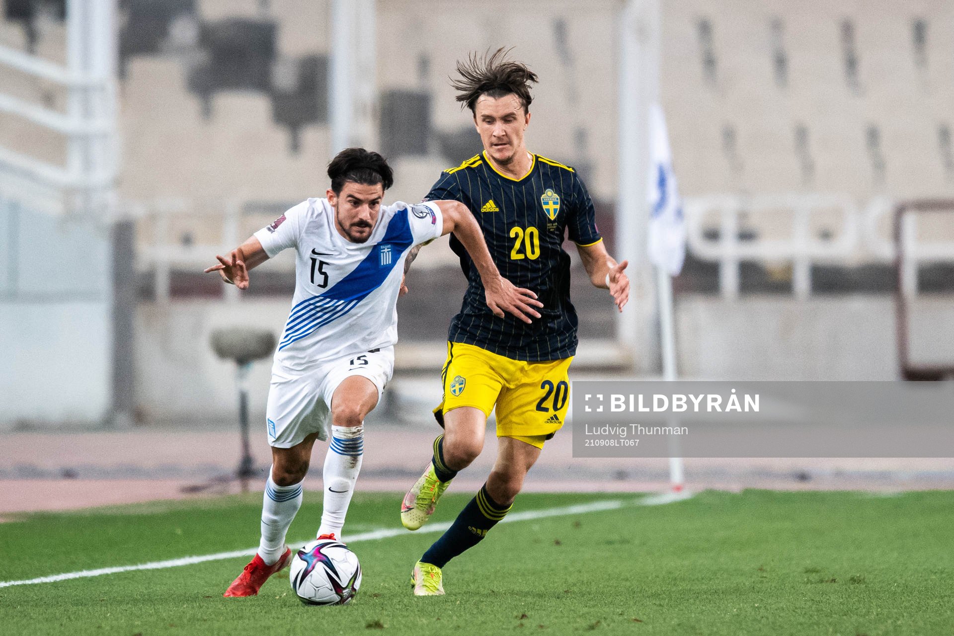 Thanasis Androutsos of Greece and Kristoffer Olsson of