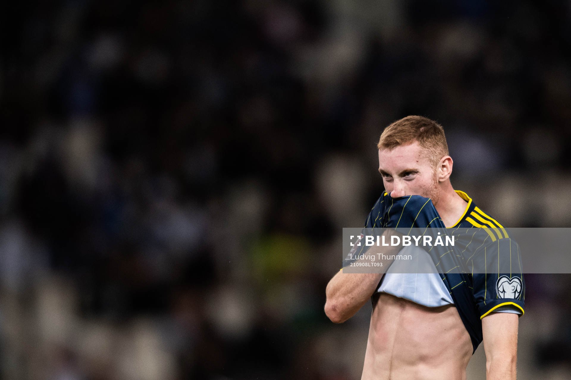 Dejan Kulusevski of Sweden looks dejected