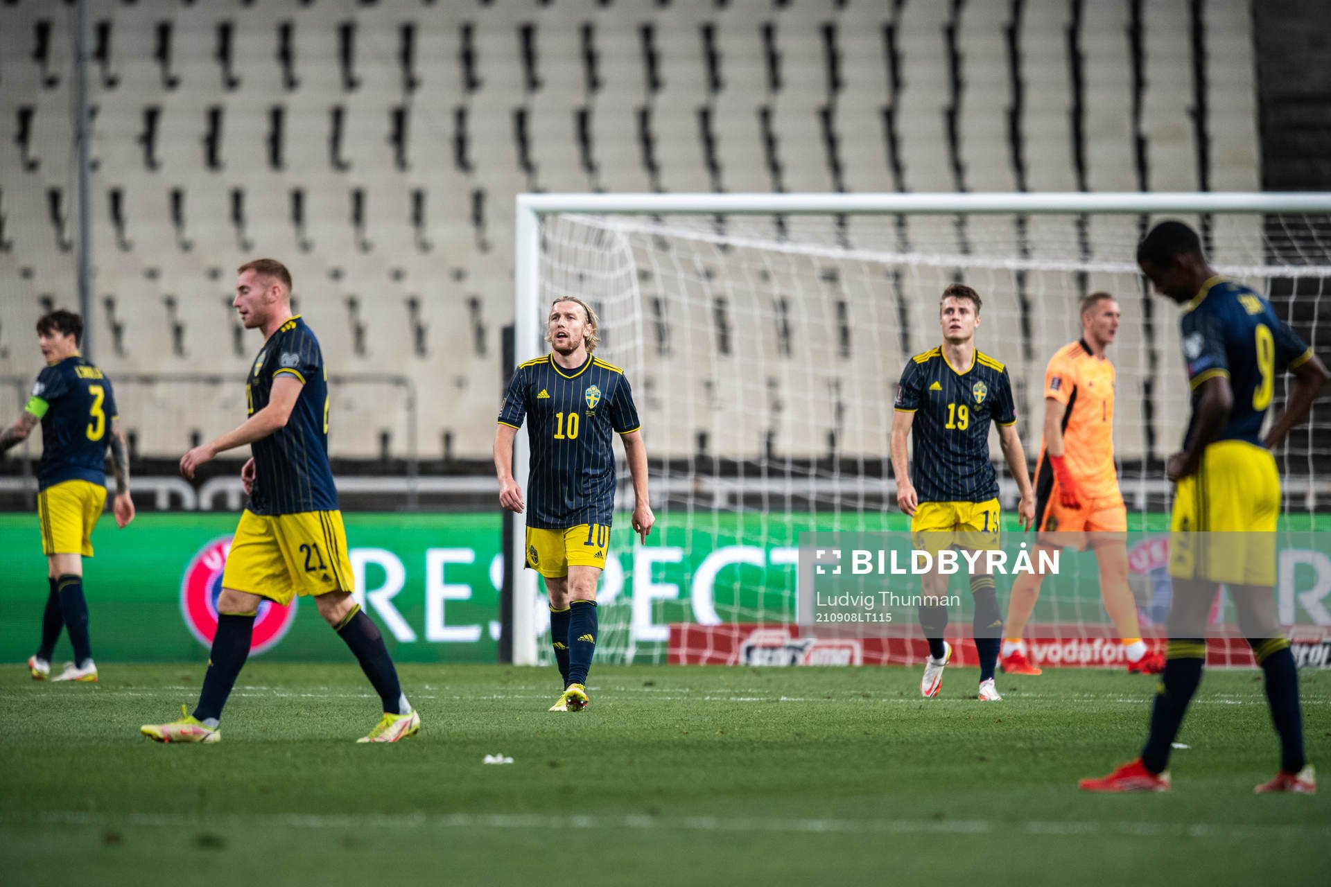 Victor Nilsson Lindelöf, Dejan Kulusevski, Emil Forsberg