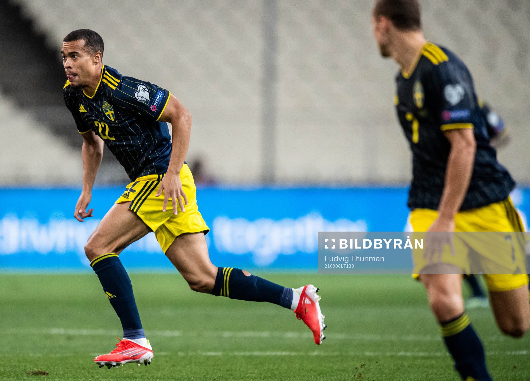 Robin Quaison of Sweden